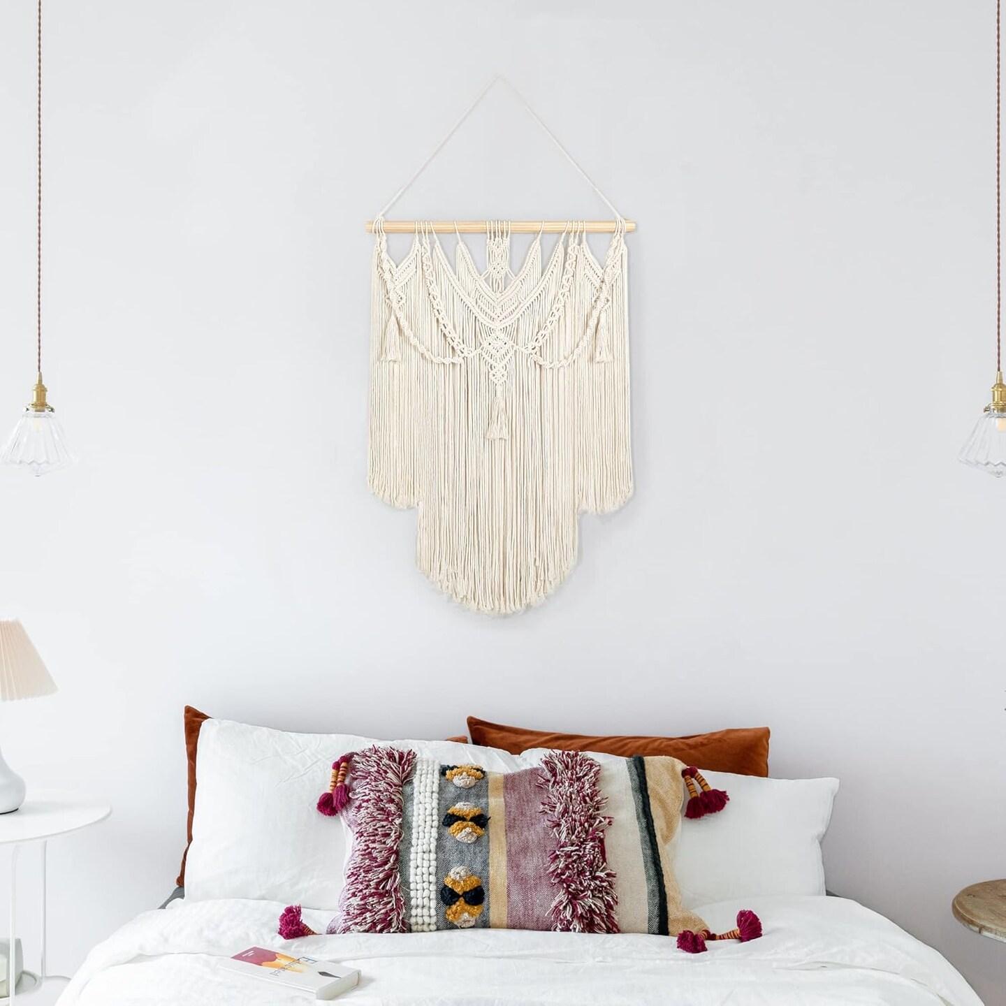 1 Pack Macrame Wall Hanging Boho Home Decor, 23.6" x 35'' (M)