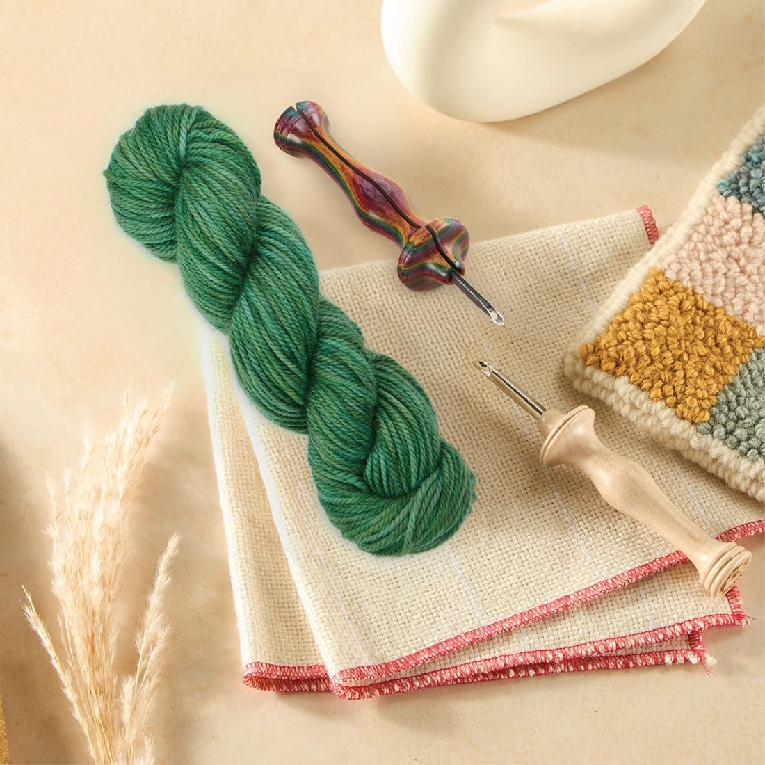 The Oxford Company Violet Jane 100% Wool Variegated Worsted Yarn 4 Oz. Skein (approx. 131 yds)