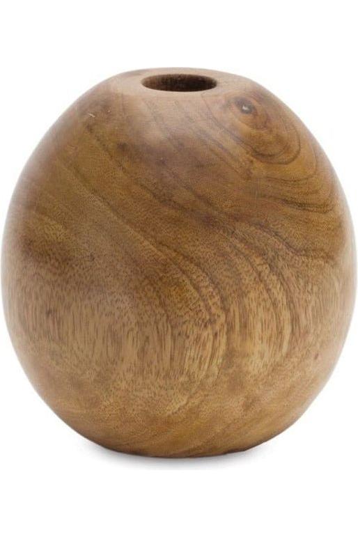 Natural Wood Bud Vase (Set of 3)