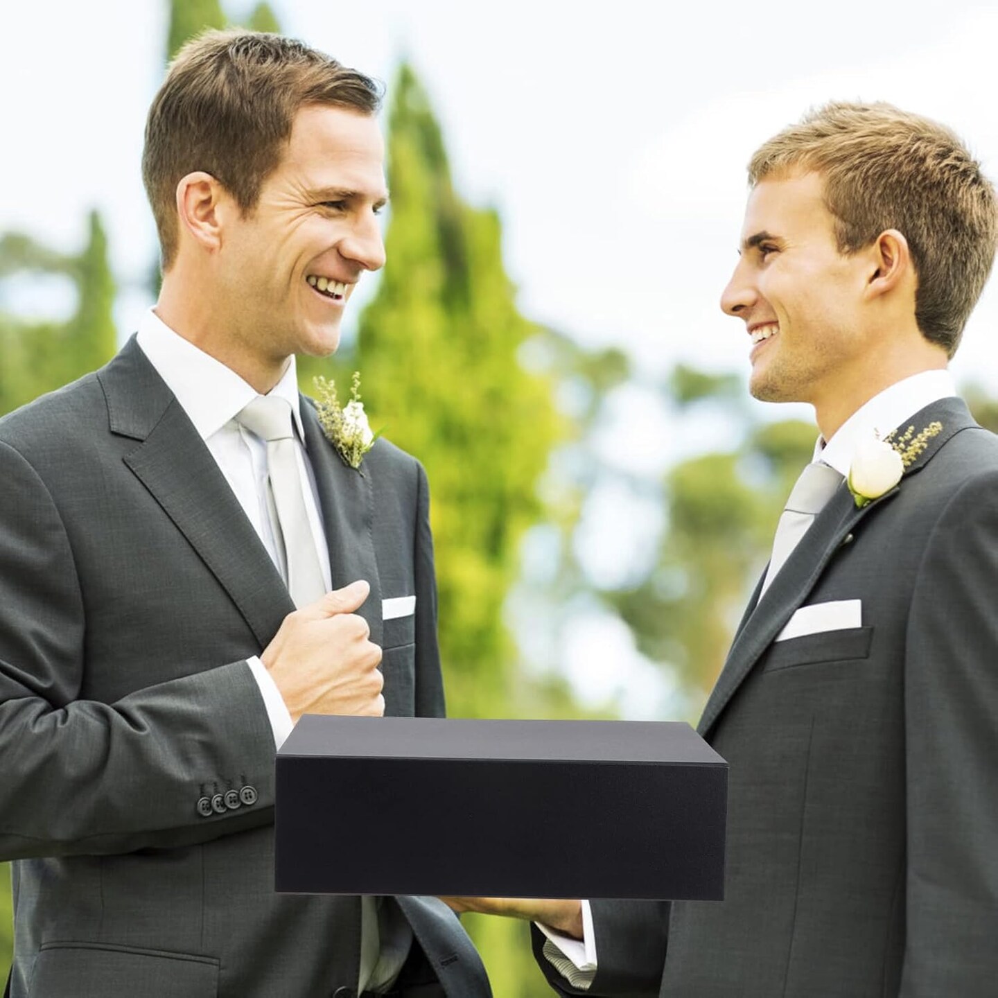 4-Pack 11”x8”x3.5” Black Gift Boxes with Magnetic Lids, Large Collapsible Gift Wrap Box Magnet Clourse for Presents, Mothers Day, Birthday, Wedding, Bridesmaid Groomsman Proposal Box