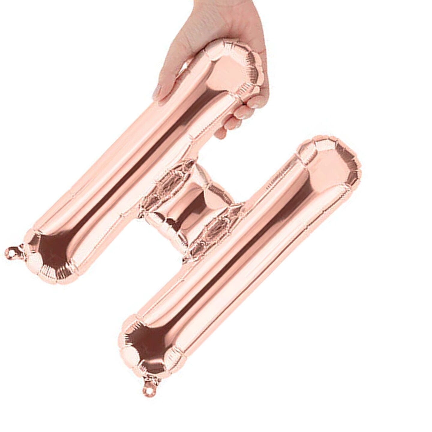 NorthStar Balloons&#xAE; 16 Inch Letter H Rose Gold Air Fill Only