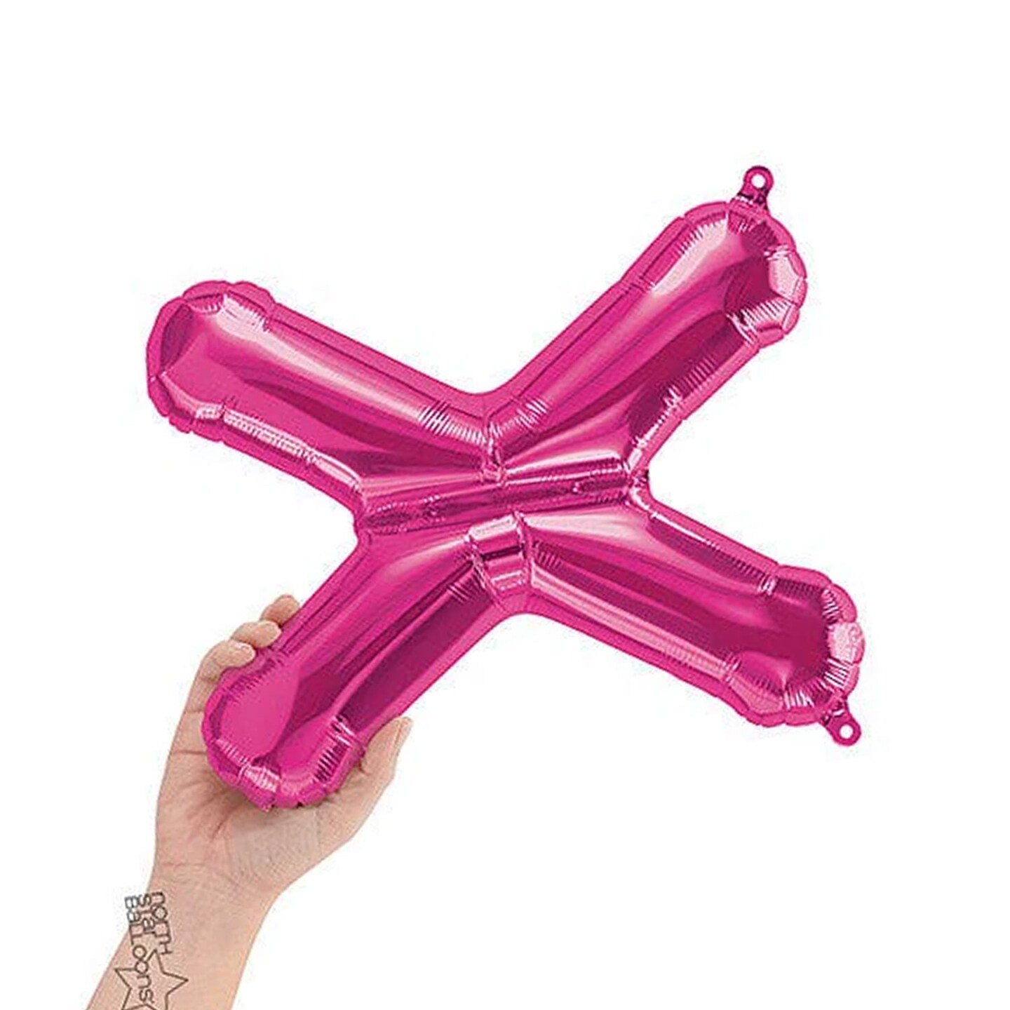 NorthStar Balloons&#xAE; 16 Inch Letter X Magenta Air Fill Only