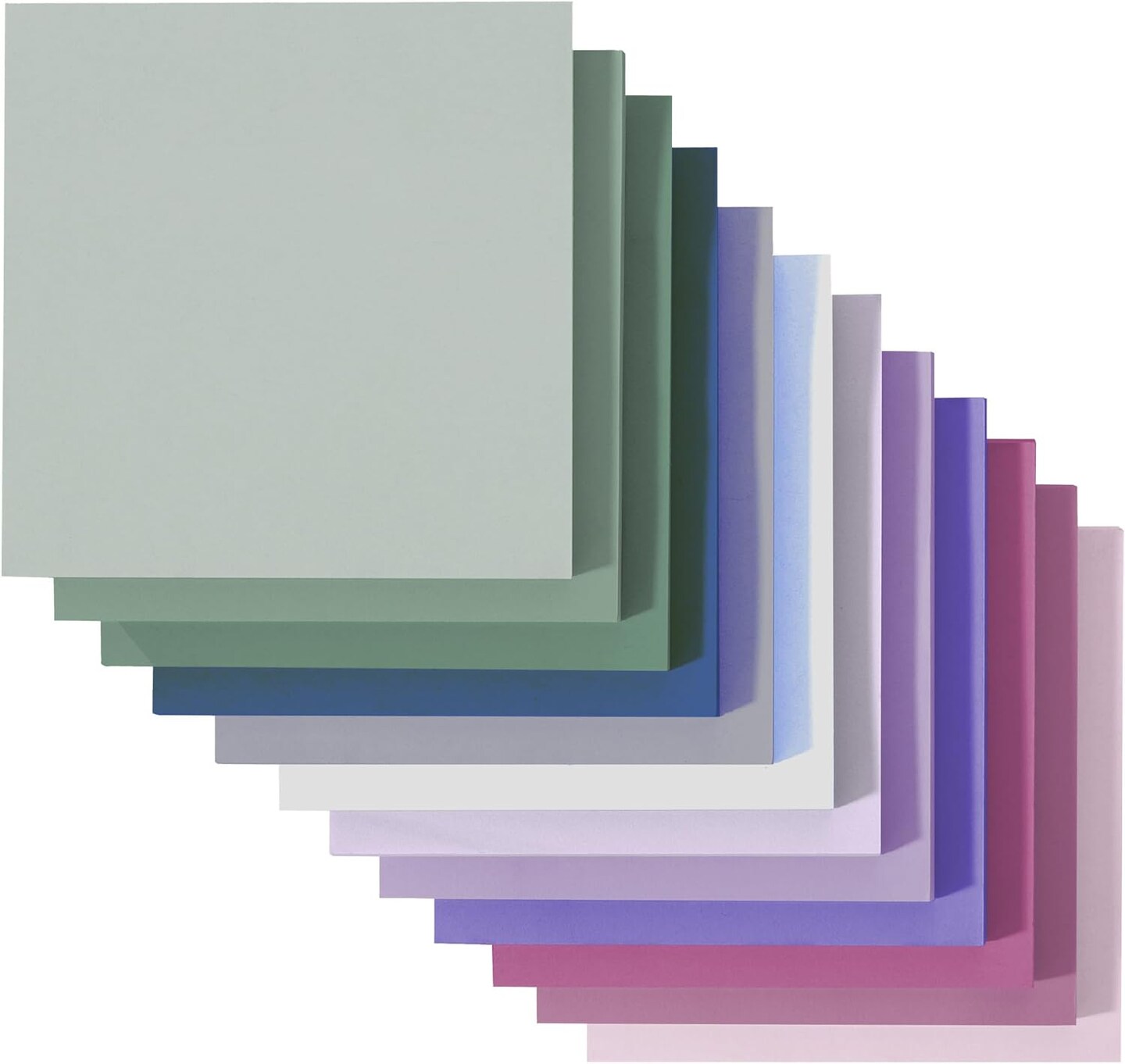 Colorful Sticky Notes, 12 Pads, Mute Colors Sticky Notes Bulk, Sticky Note, Self-Stick Note Pads
