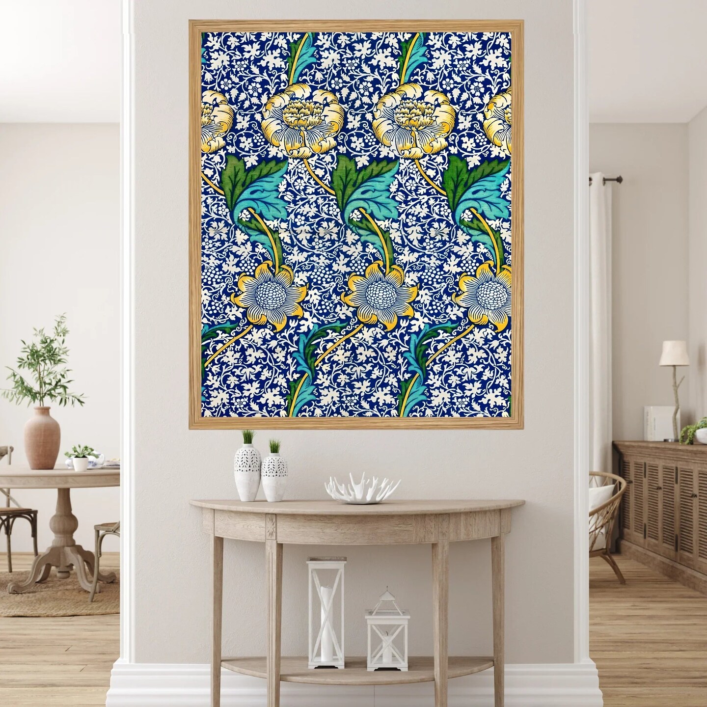Large Framed Corporate Office Decor Wall Art Canvas 40x60 Inch - William Morris
