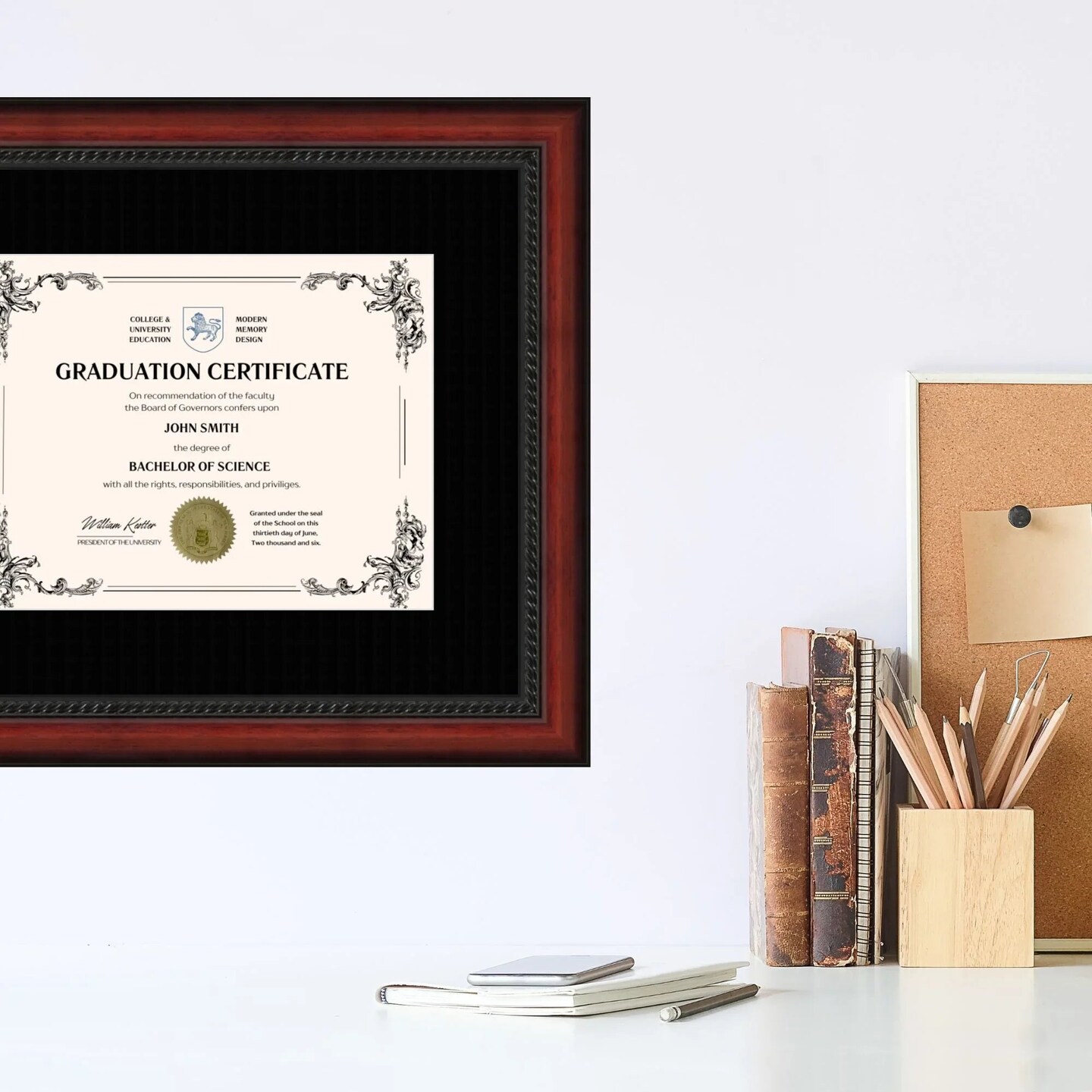 University of Colorado Boulder 11x14 Diploma Frame for 8.5x11 Certificate Black