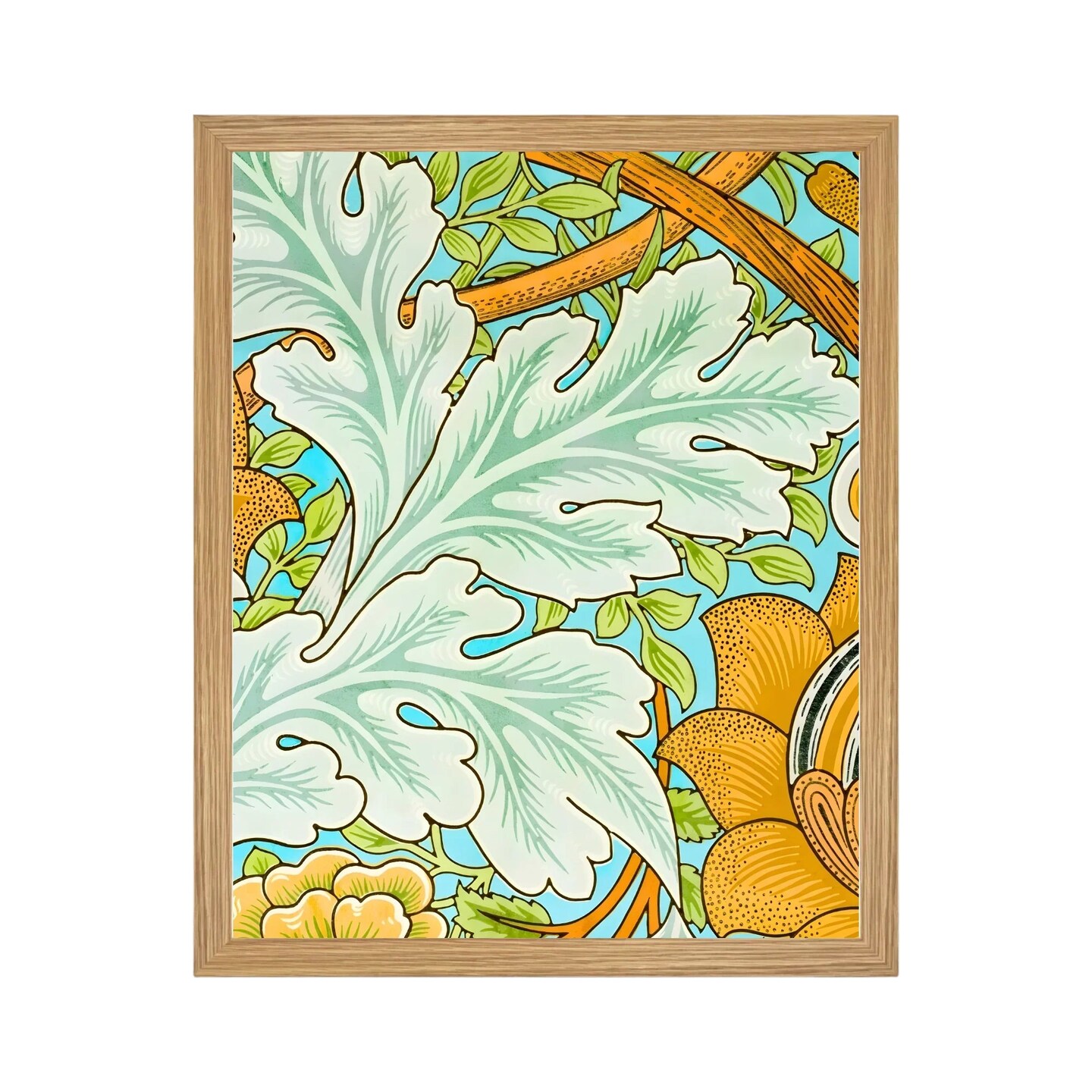 Large Framed Corporate Office Decor Wall Art Canvas 40x60 Inch - William Morris