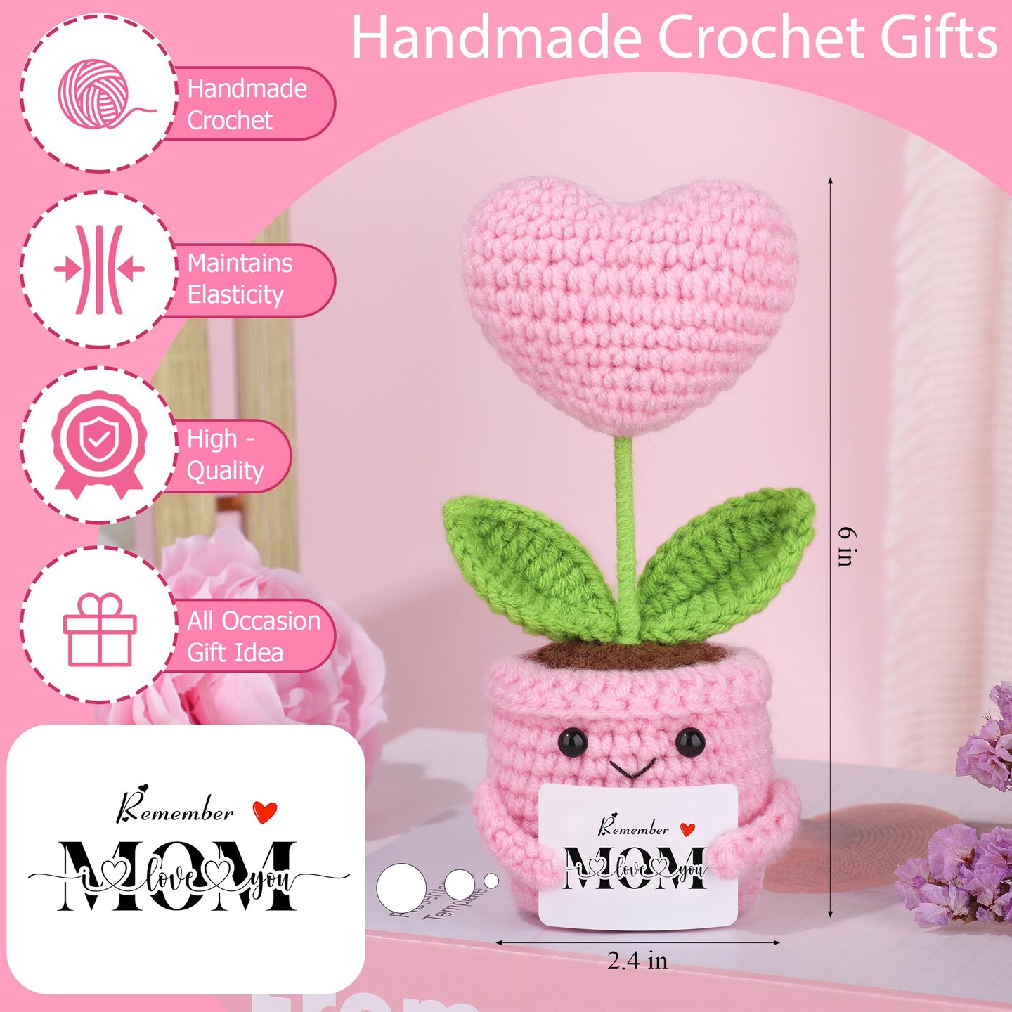 Mom Gifts, Mothers Day Birthday Unique Gifts for Mom from Daughter Son, Christmas Valentines Day Ideas Present for Mother Set of 7