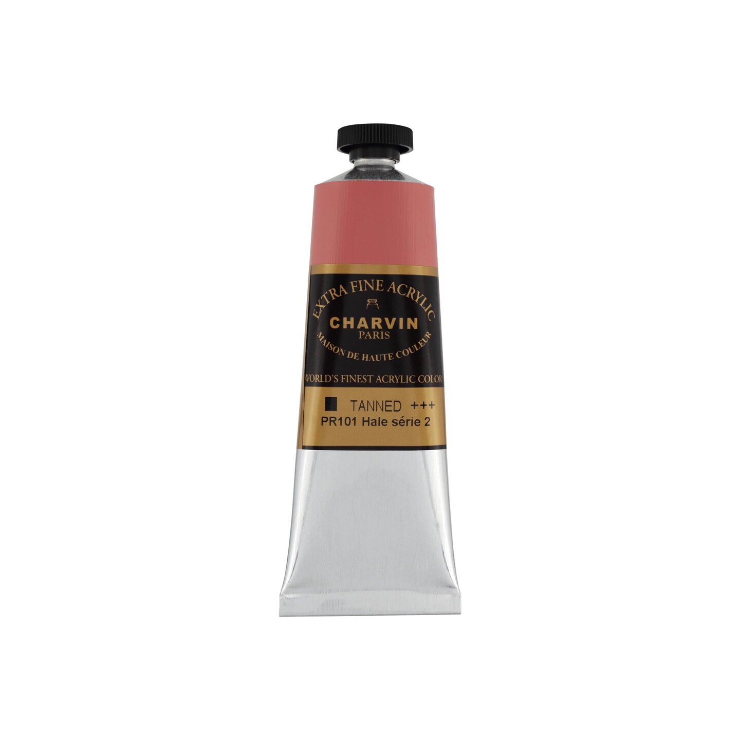 Charvin Extra Fine Professional Acrylic Paint - Tanned, 60ml Tube, Triple-Milled, Lightfast Pigments, Open Stock Artist Acrylic Paints in Nature-Inspired Hues
