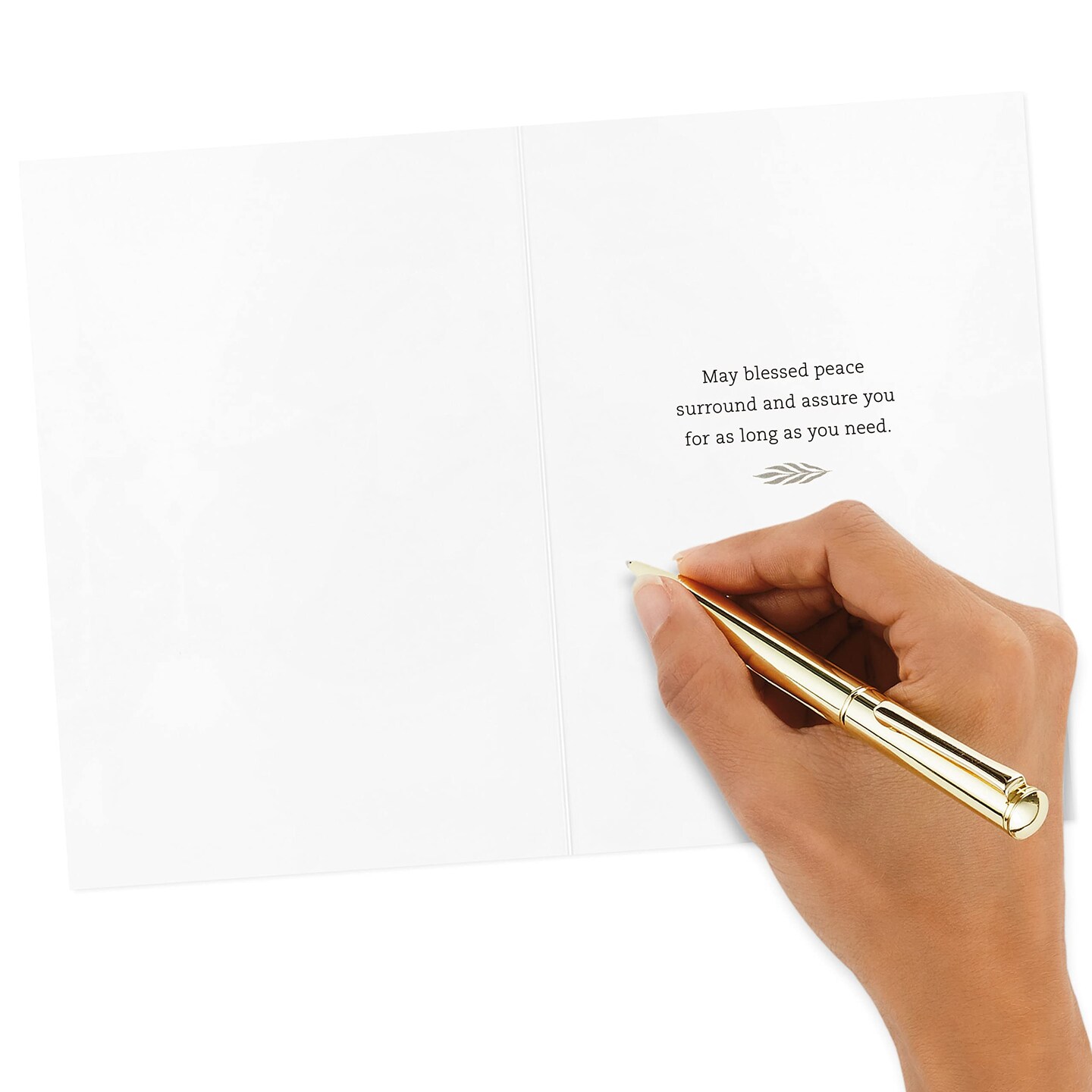 Hallmark Sympathy Cards Assortment, Painted Palms (16 Assorted Thinking of You Cards with Envelopes)