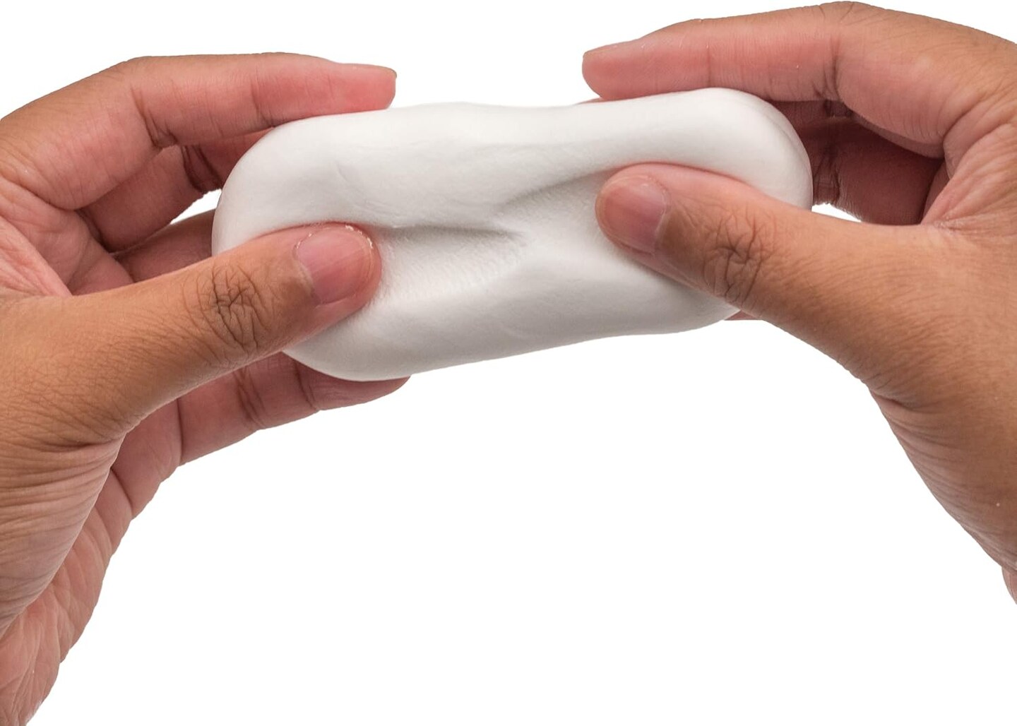 Air Dough - White, Air Dry, Ultra Light, Non-Toxic Modeling Clay in a Resealable Bag Including Tutorial Videos (Educational, Create &#x26; Decorate DIY, Kids Gifts, Arts &#x26; Crafts for Boys &#x26; Girls)
