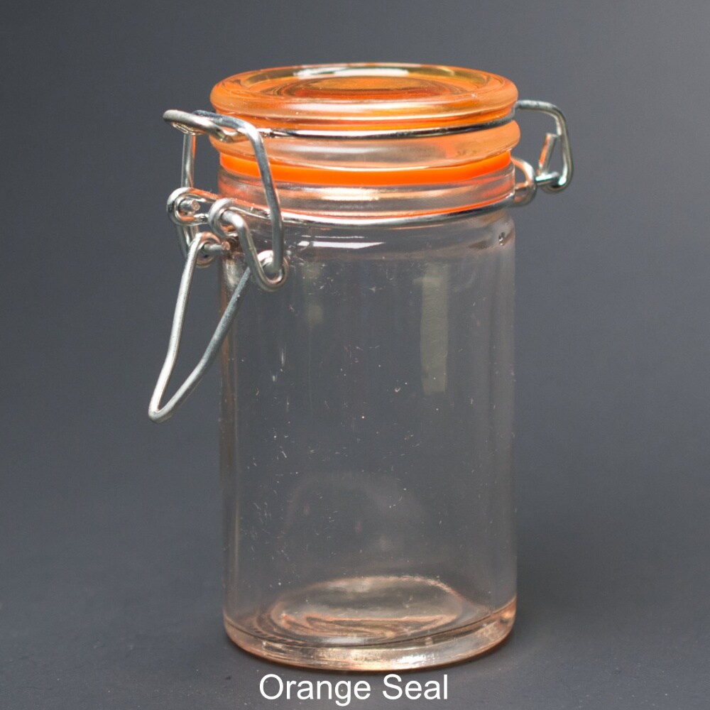 Glass Display Jar with Latch &#x2013; 57112