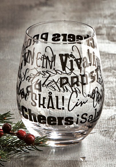 Viva Stemless Wine Glass
