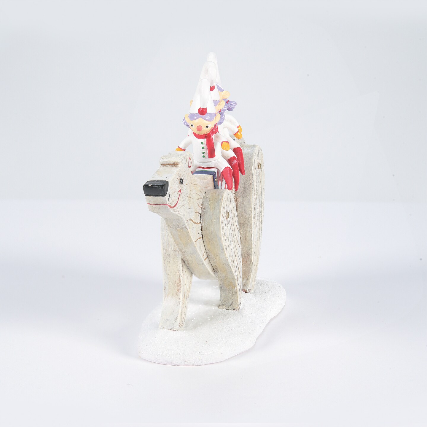 Nightmare Before Christmas Village Polar Bear Ride Village Accessory Figurine 3.6in H