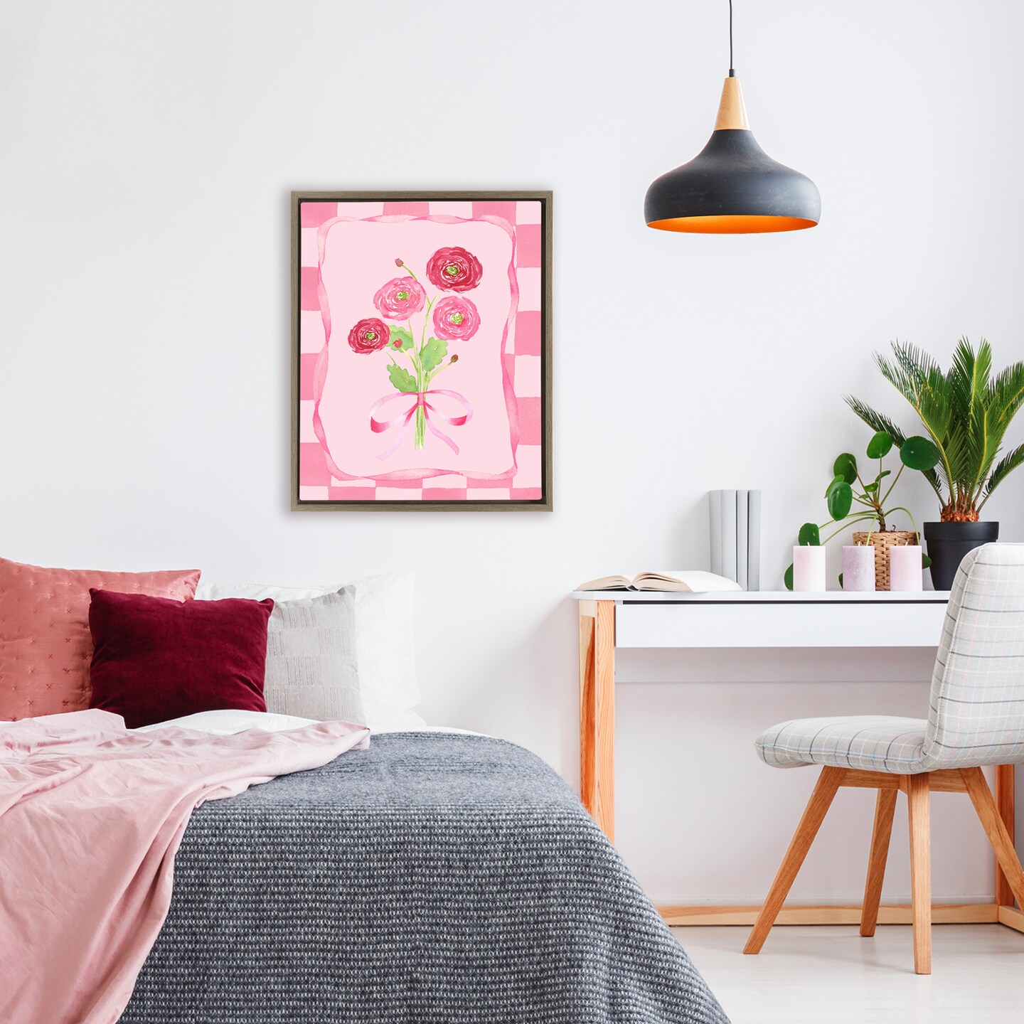 Stupell Industries Pretty And Sweet Ranunculus Floating Frame, design by Nina Jacobs