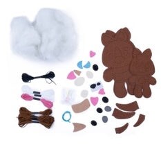 DIY Sew Cute Kangaroo and Joey Intermediate Felt Animal Sewing Kit Kids