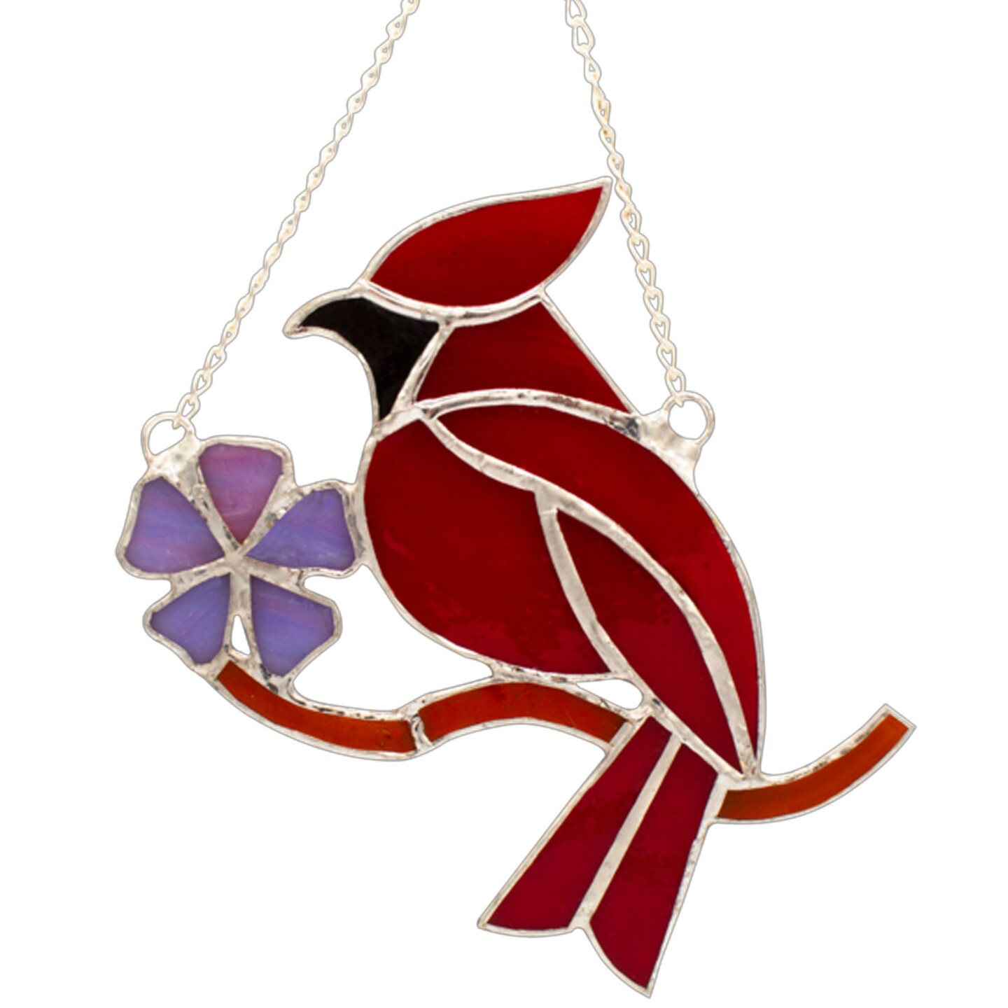 Cardinal Pre-Cut Stained Glass Kit-Make Your own Beautiful Glass Project.