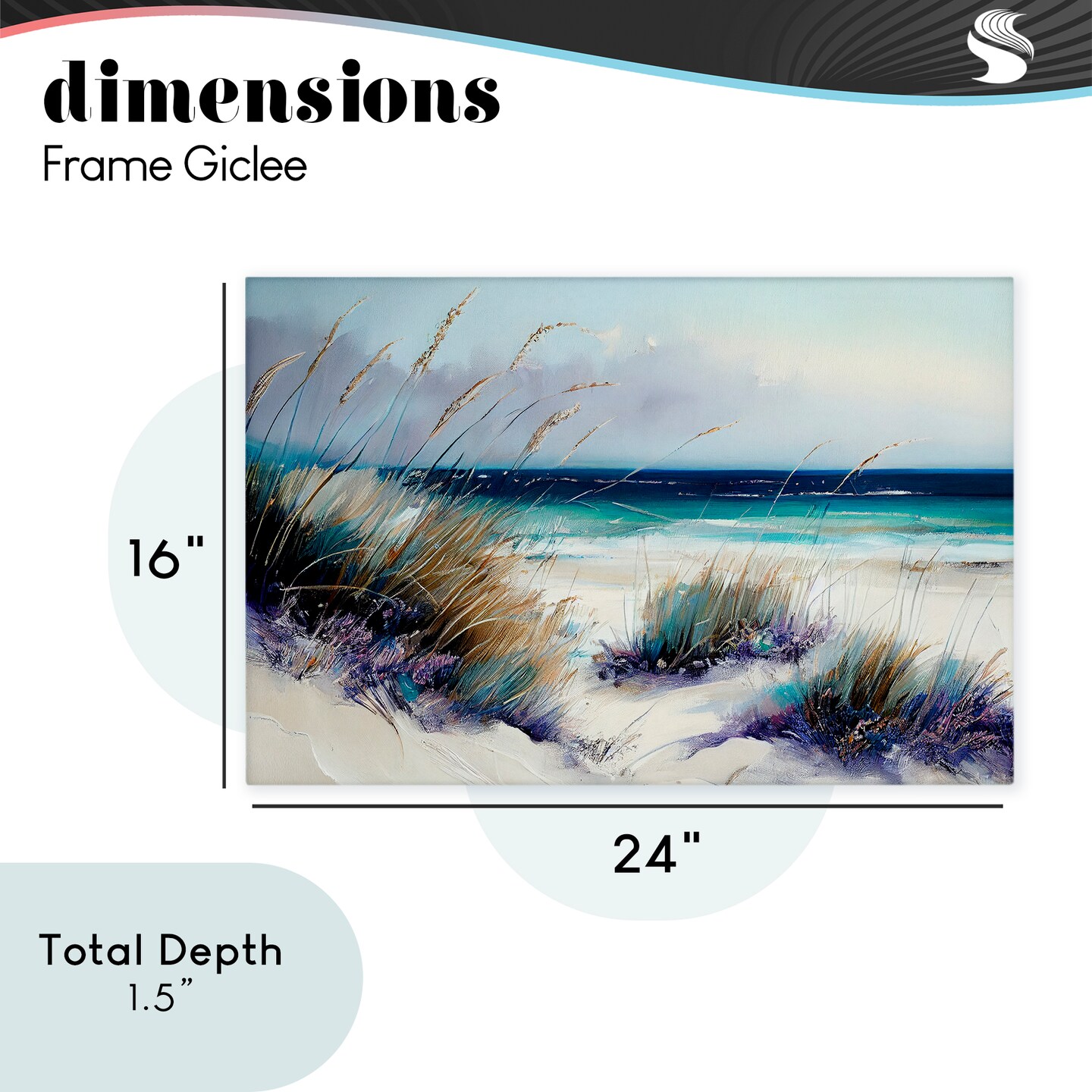 Stupell Industries Euphoria Beach Dunes Canvas, design by Sasha