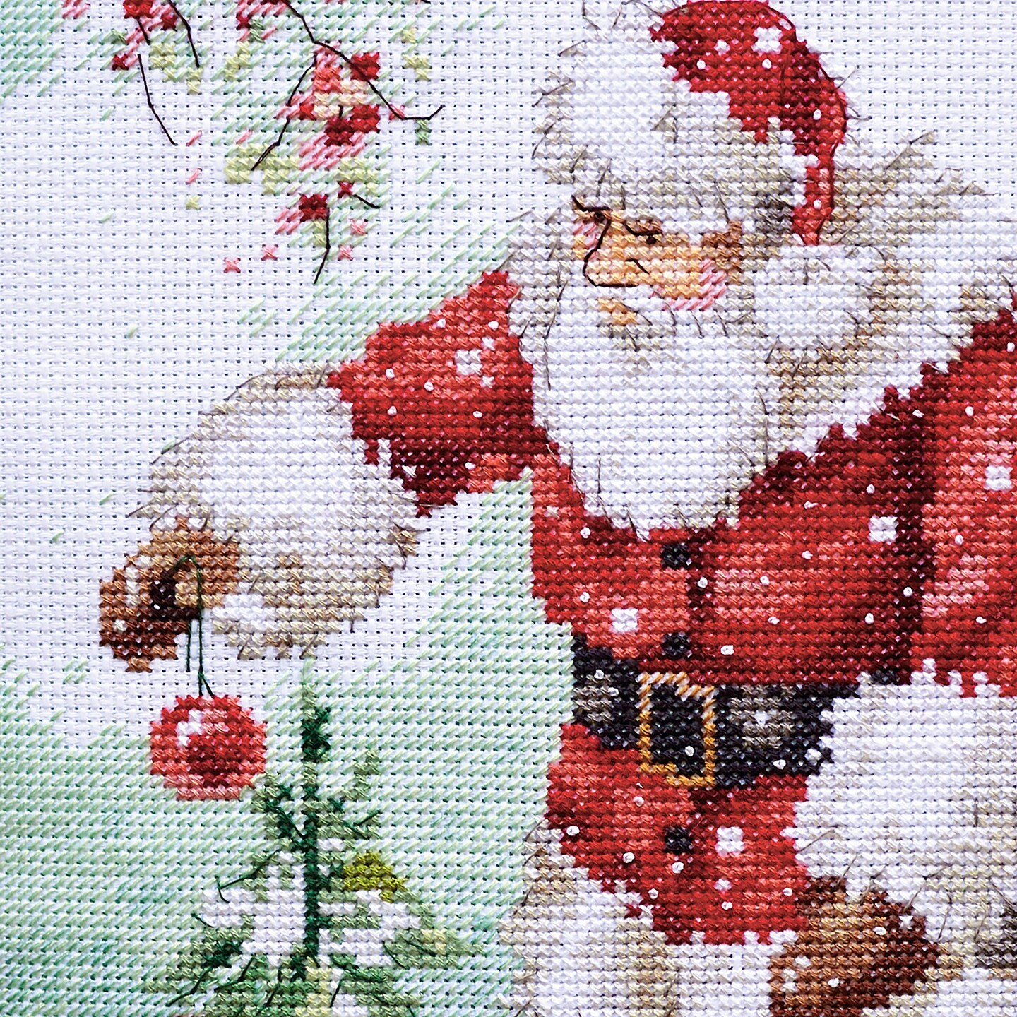 DIY Dimensions Magical Christmas Santa Counted Cross Stitch Stocking Kit 08999
