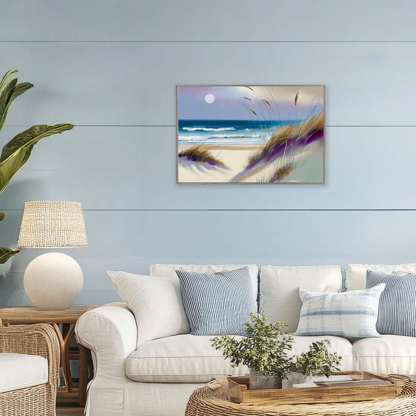 Stupell Industries Beach Dunes Serenity Framed Giclee, design by Sasha