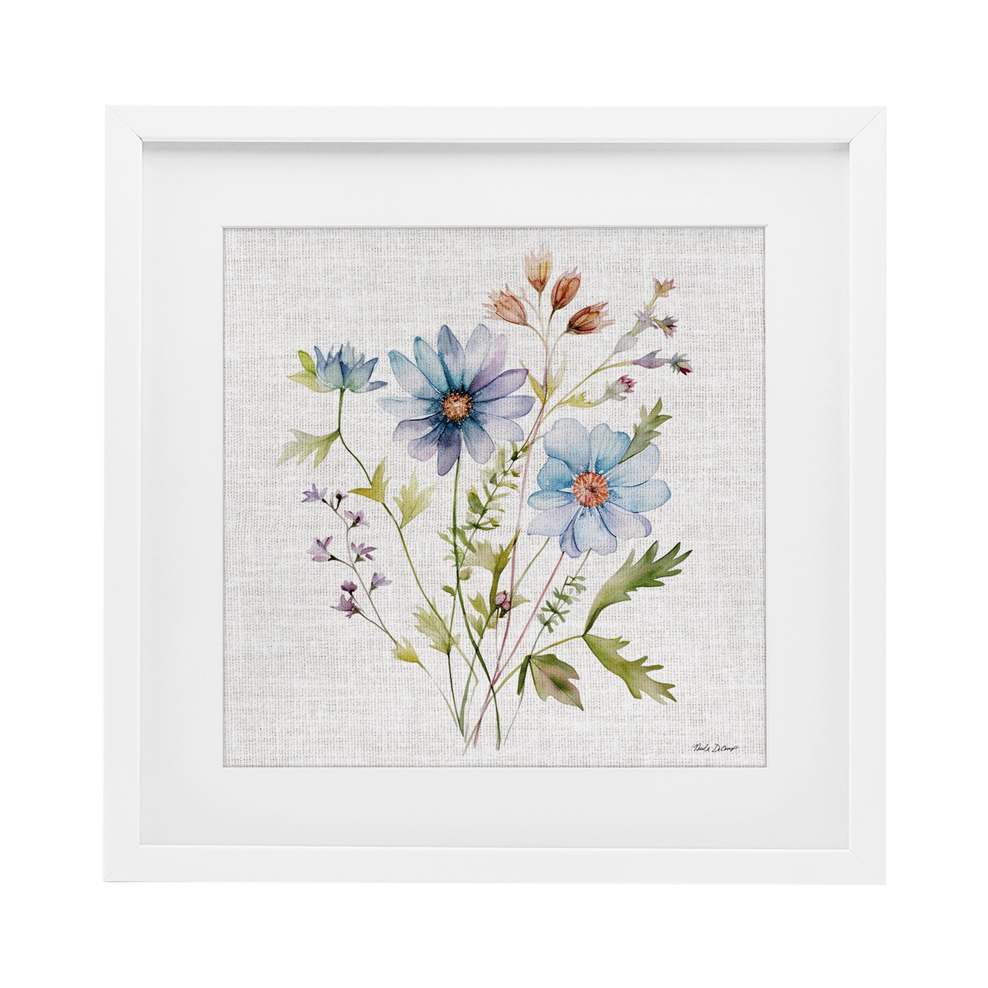 Stupell Industries Wild Floral Botanical Bundle Framed Print Under Glass, design by Nicole DeCamp