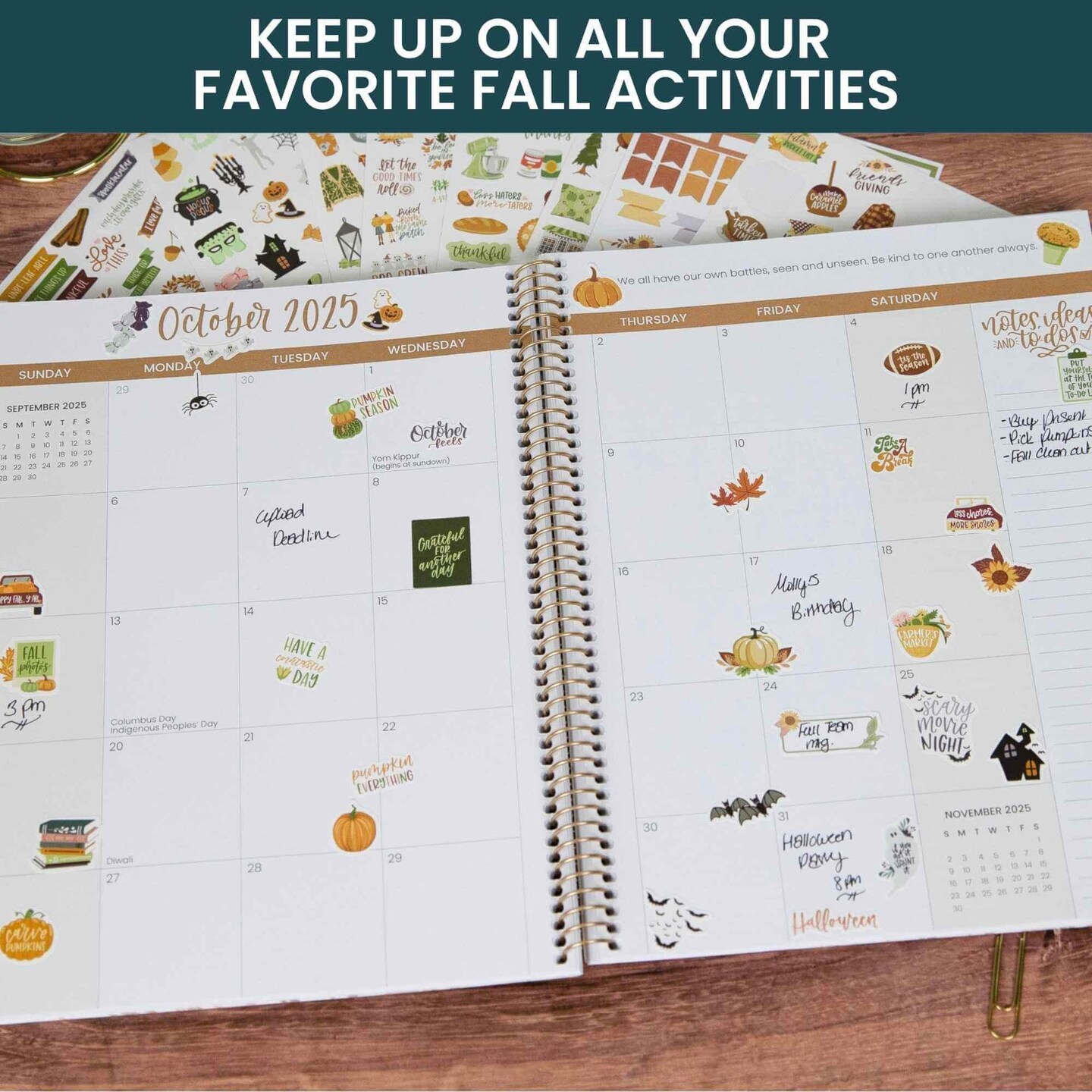 bloom daily planners Planner Stickers, Fall Expansion Pack
