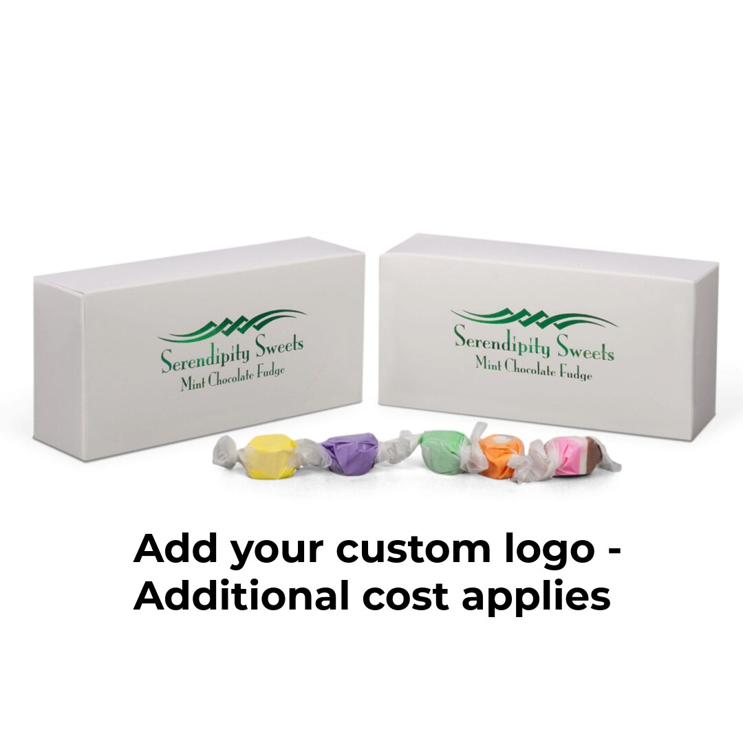 Made in USA - 50 Boxes - Fillable (empty) 1 lb. White Candy & Fudge Boxes - 7" x 3-3/8" x 2" - Food Safe