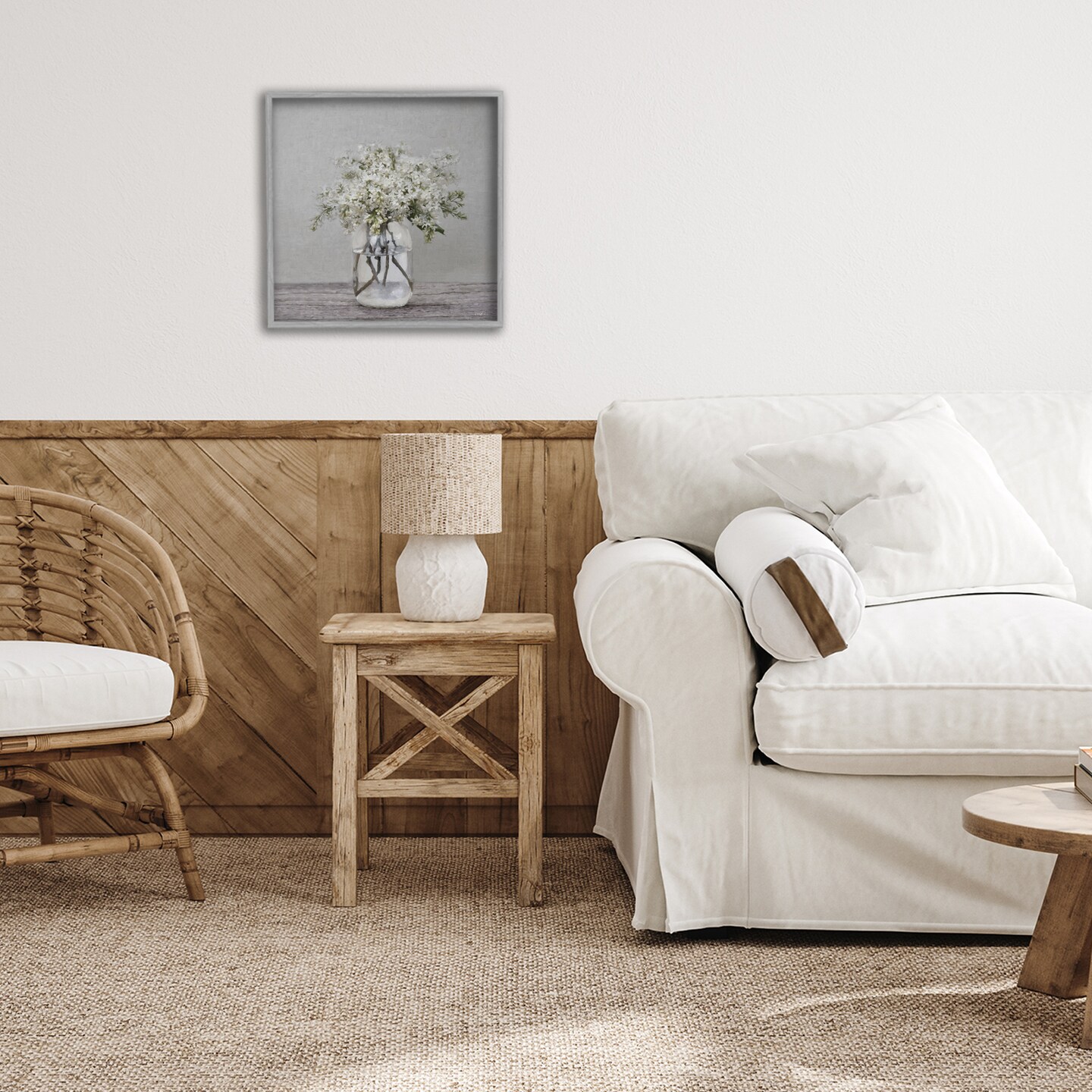 Stupell Industries Lilac Simplicity Bouquet Framed Giclee, design by Robin-Lee Viera