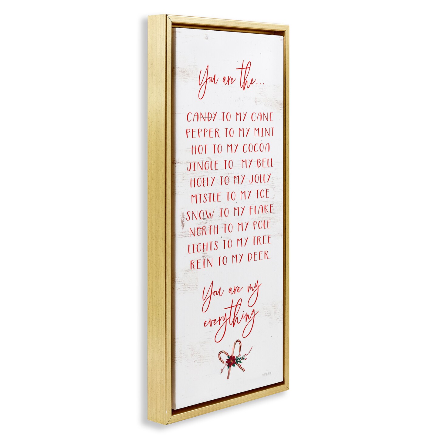 Stupell Industries My Everything Holiday Romance Floating Frame, design by Cindy Jacobs