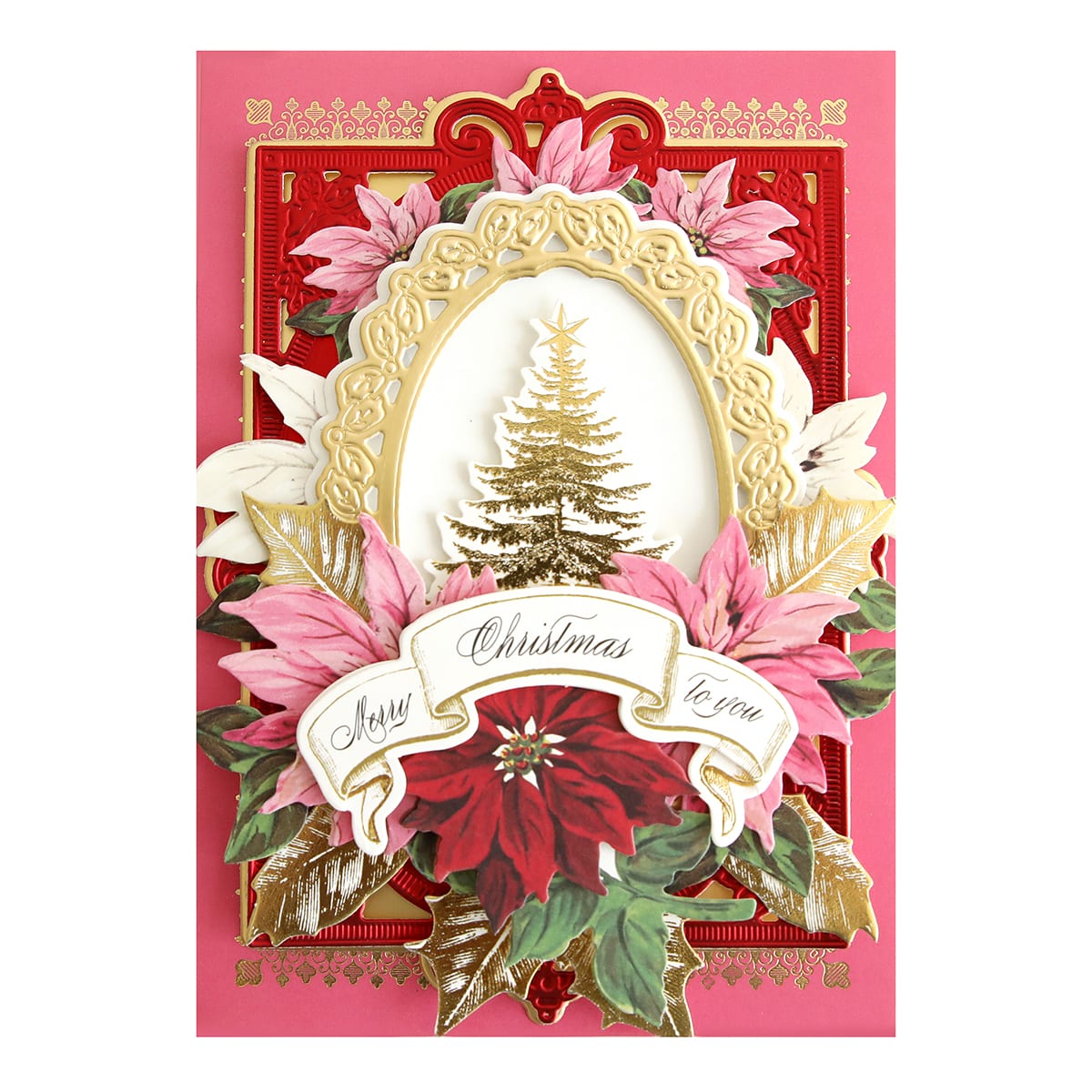 Poinsettia Stickers