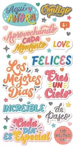 American Crafts Obed Marshall - Fantastico Collection - Thickers - Phrases