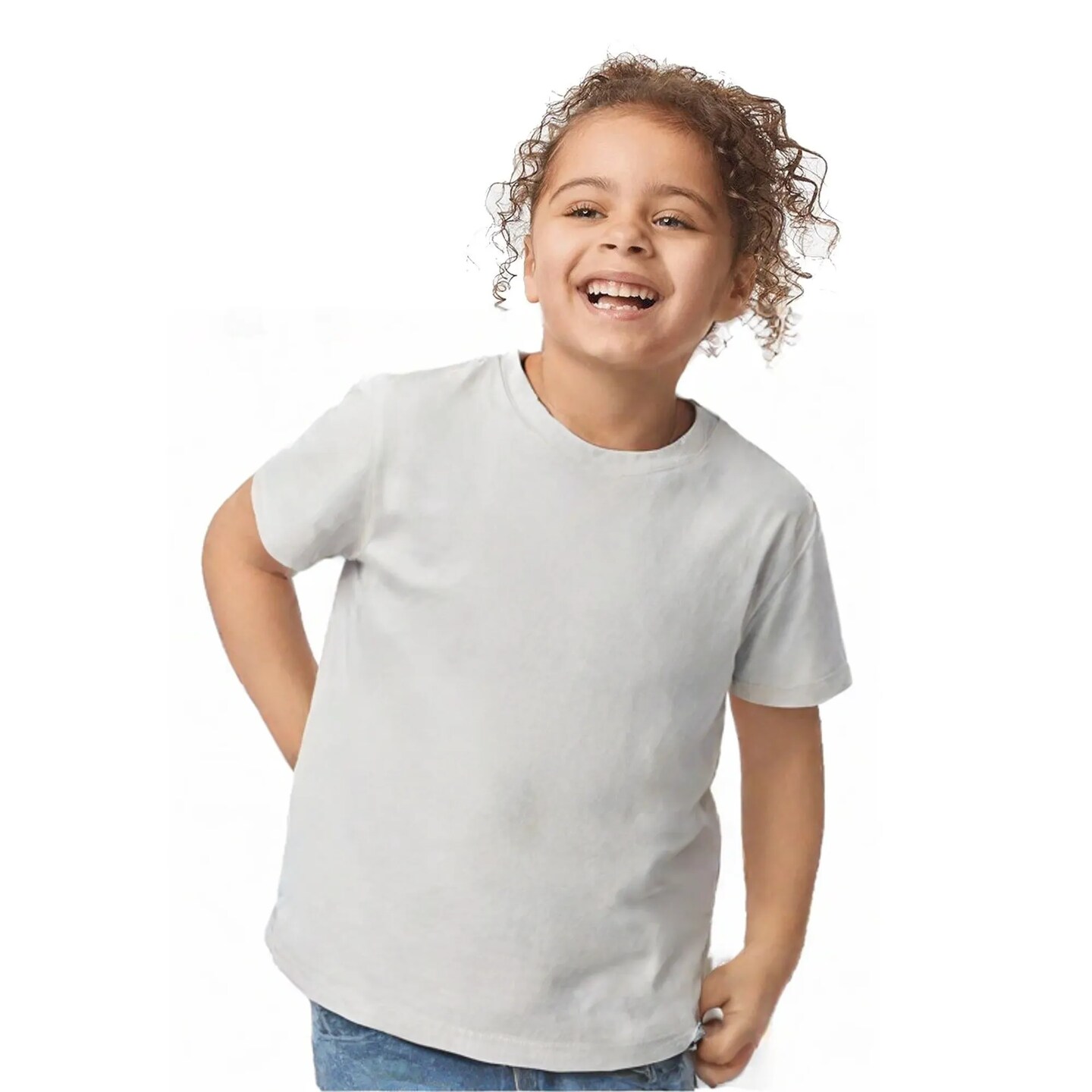 24 Pack: Bella + Canvas Premium Airlume Combed Cotton Toddler Short Sleeve T-Shirt for Everyday Wear Custom Printing & Casual Comfort Tee