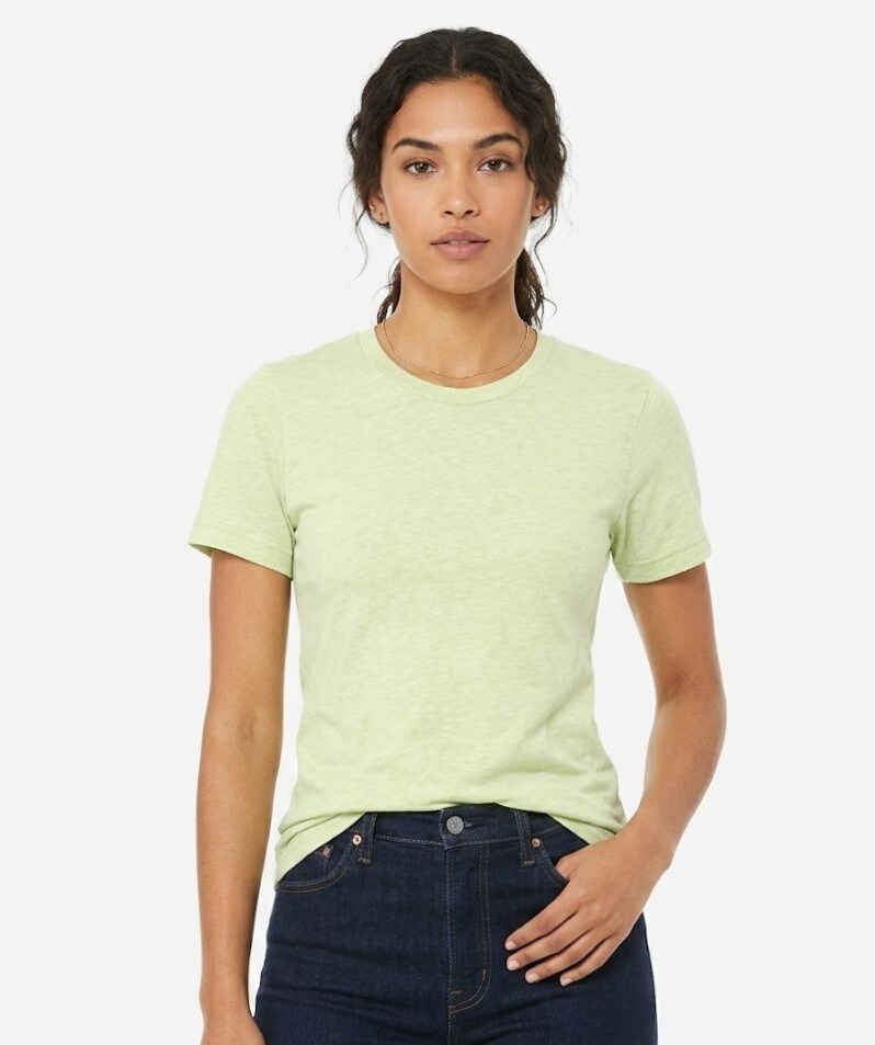 BELLA + CANVAS Triblend Short Sleeve Crewneck T-Shirt for Everyday Comfort & Custom Print Casual Tee