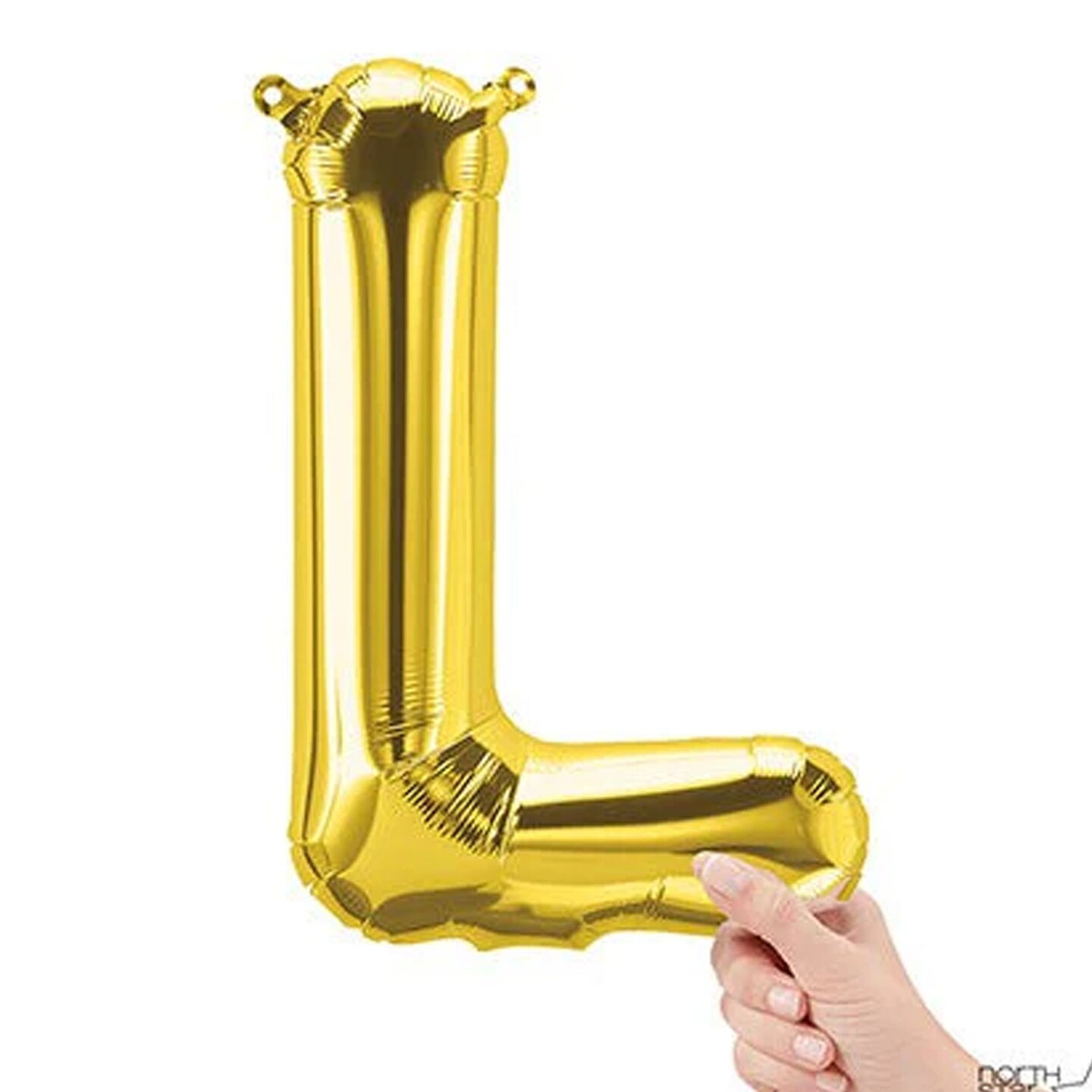 NorthStar Balloons&#xAE; 16&#x22; Gold Letter L Balloon Air Fill Only