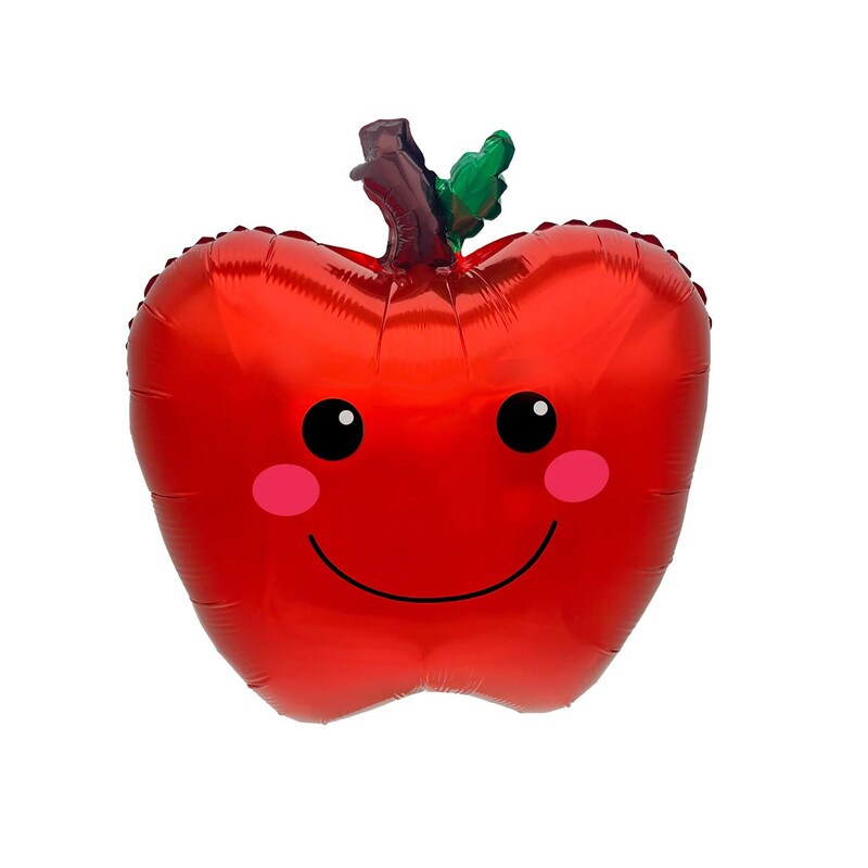 LA Balloons&#xAE; 19 Inch Smiling Apple Balloon