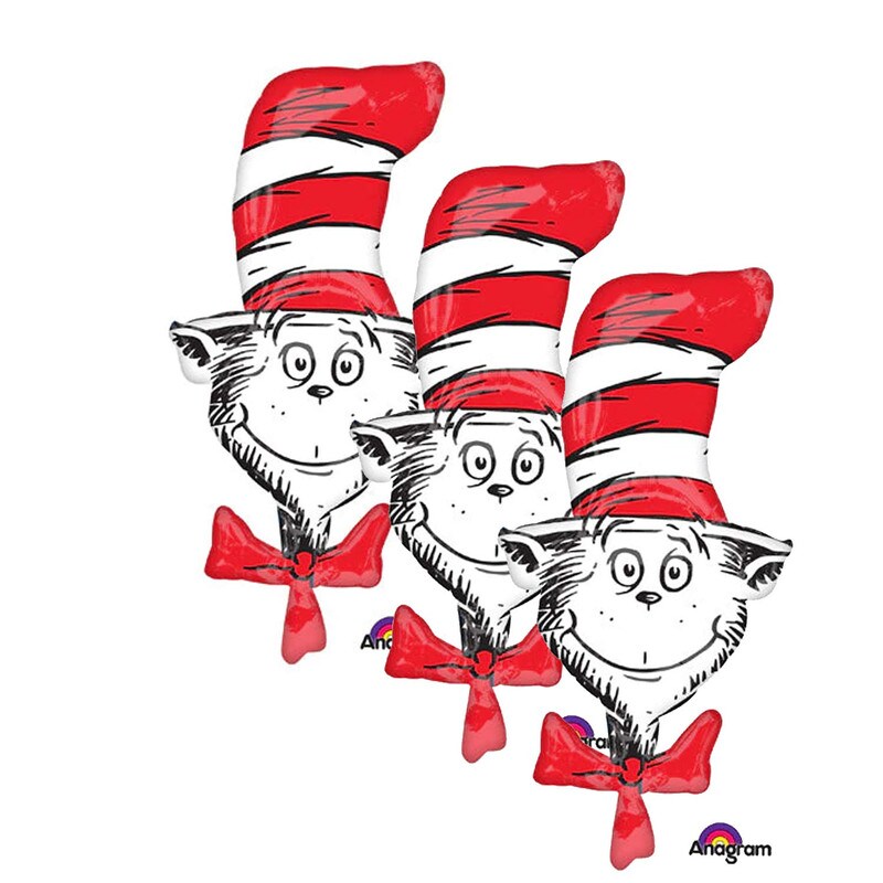 Anagram&#xAE; 42 Inch Dr. Seuss Cat In The Hat Balloon