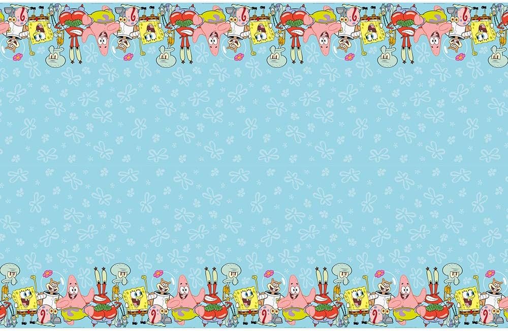 Spongebob Plastic Table Cover - 54X84