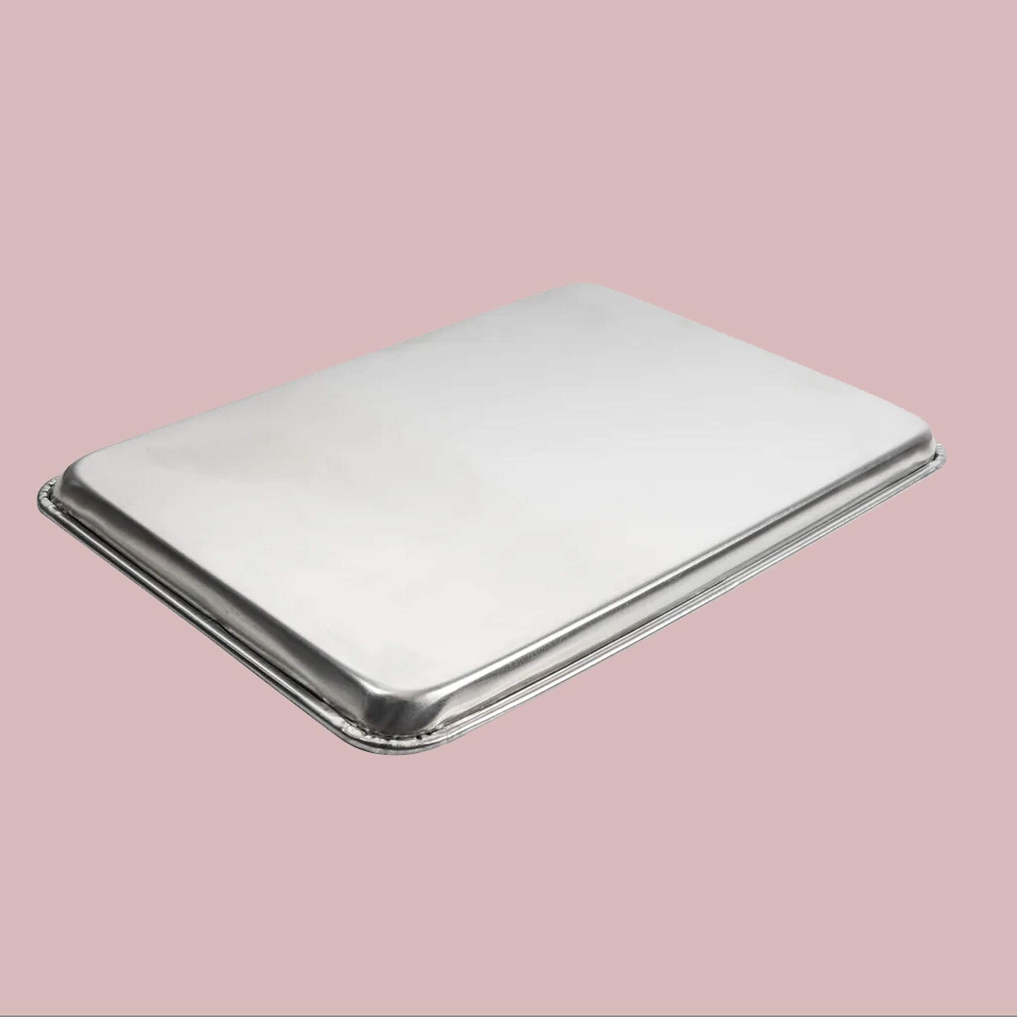 18&#x22; x 13&#x22; Half Size Sheet Pan 18 Gauge Aluminum Closed Bead Rim
