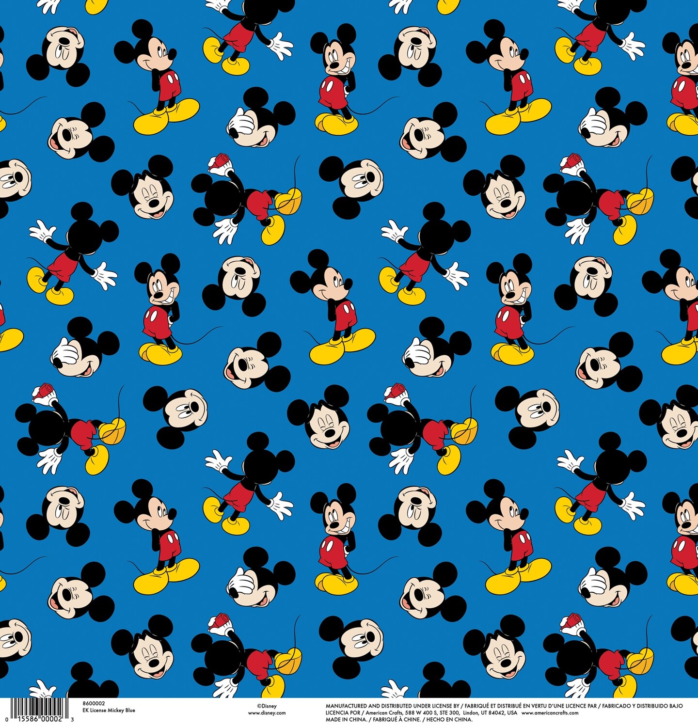 EK Disney Single-Sided Cardstock 12&#x22;X12&#x22;