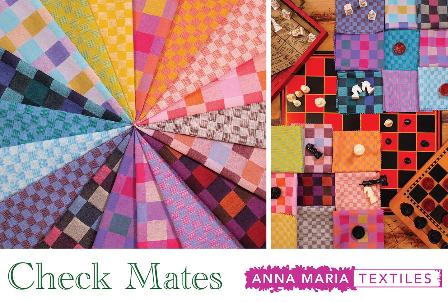 Check Mates Yarn-Dyed Wovens Fat Quarter Bundle by Northcott (FQCHECK18-10)