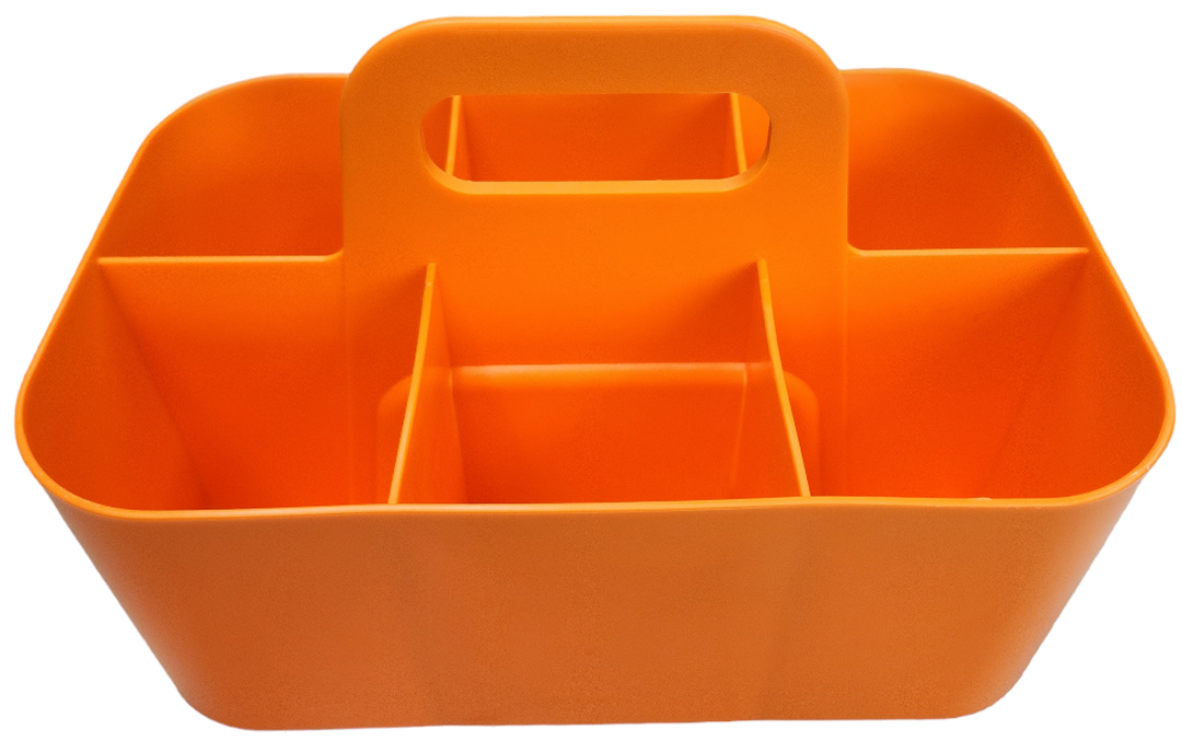 Enjoy Organizer Small Stackable and Portable Simple 6-Compartment Art Caddy - Made In USA