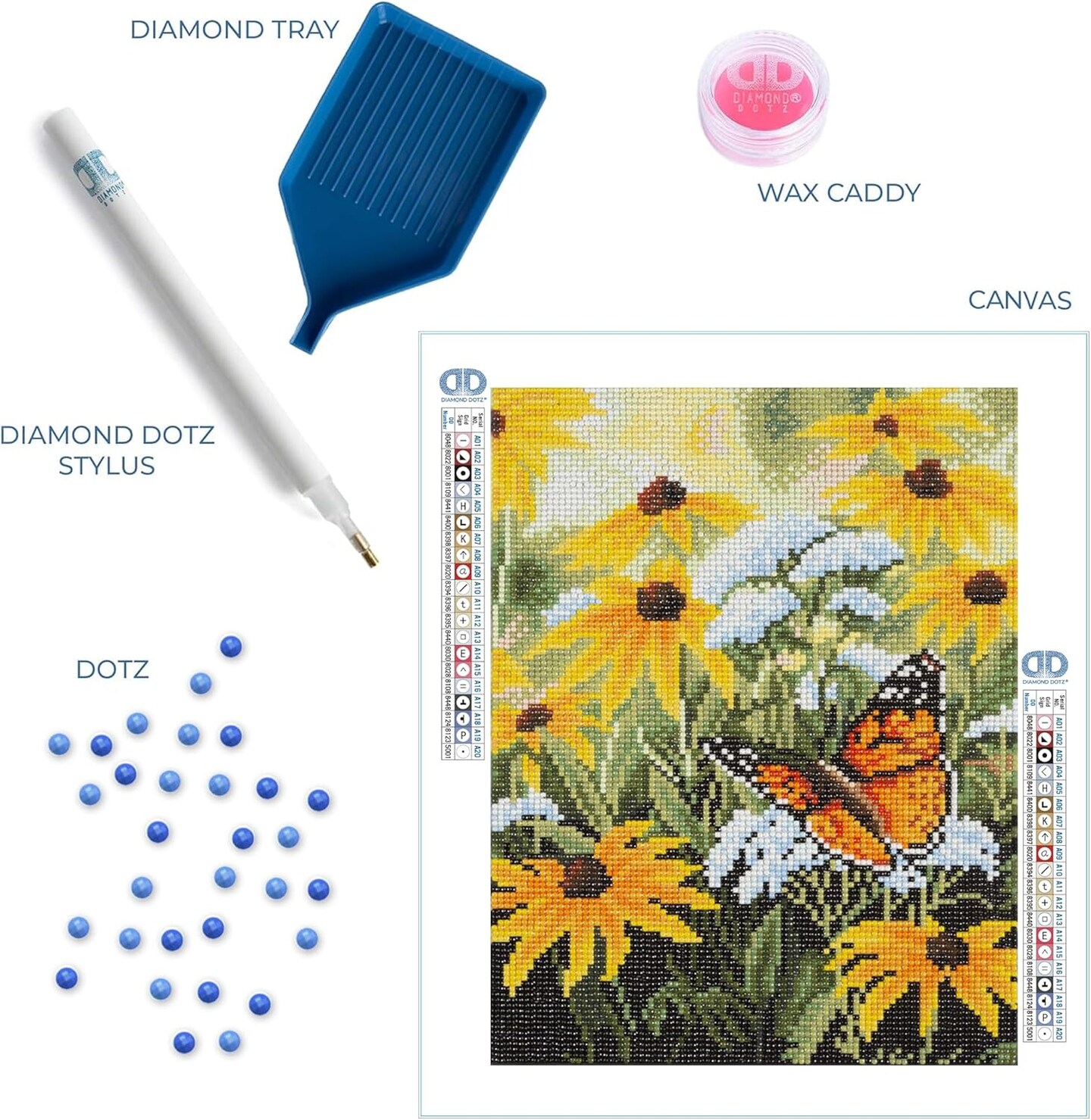 Spring Flight Diamond Painting Kits for Adults - Diamond Art Kits a Relaxing Creative Craft Kit with Dotz Gems 13.8x9.8