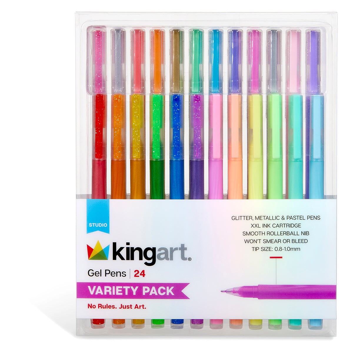 KINGART&#xAE; Gel Pen Variety Pack 24 pc