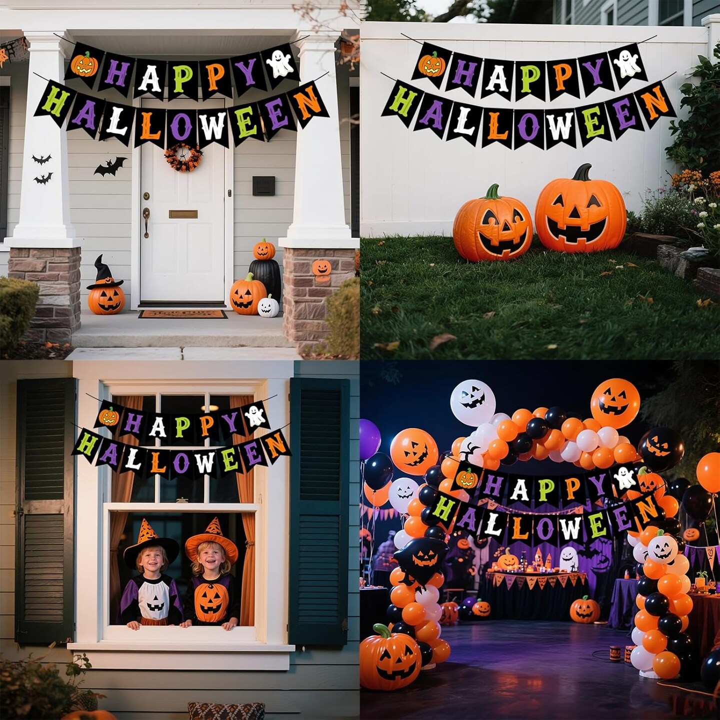 Happy Halloween Banner (Colorful)