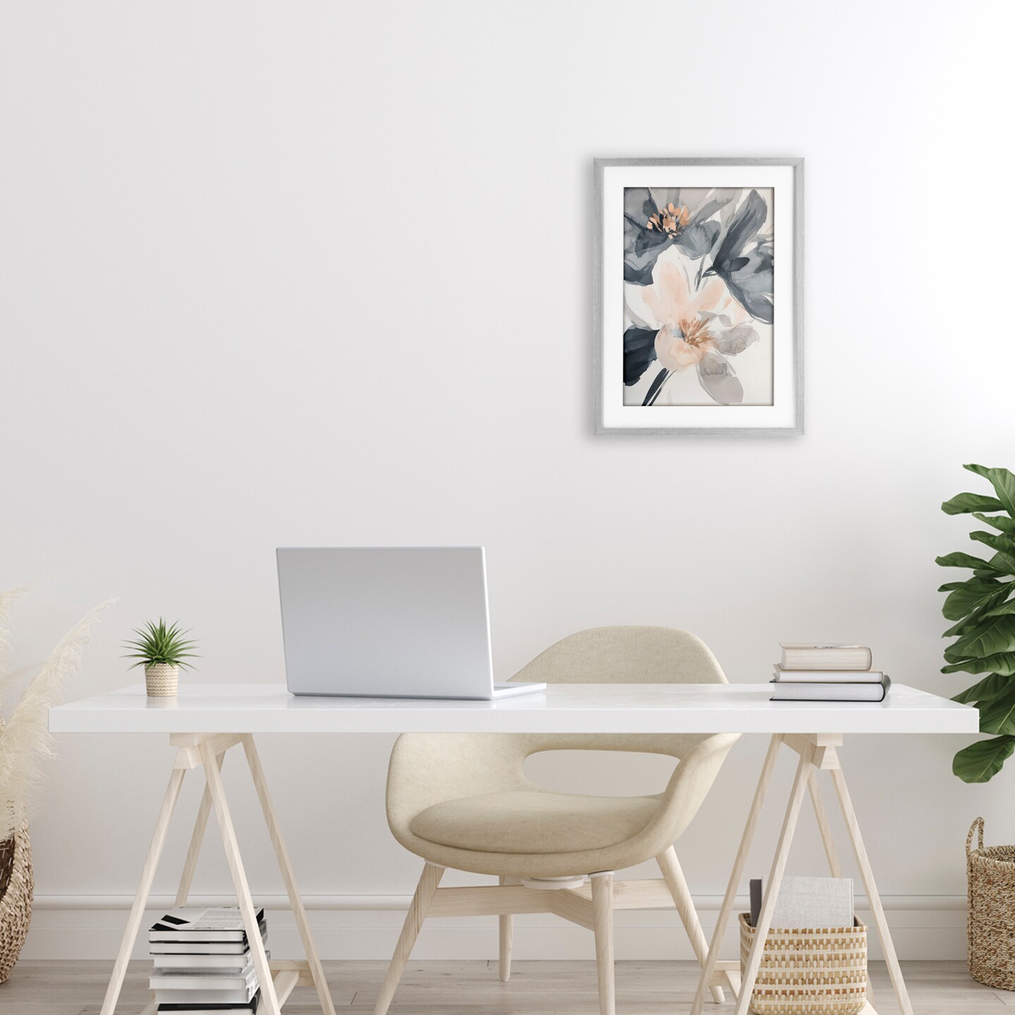 Stupell Industries Abstract Flower Frequencies Framed Print Under Glass, design by Andrea Haase