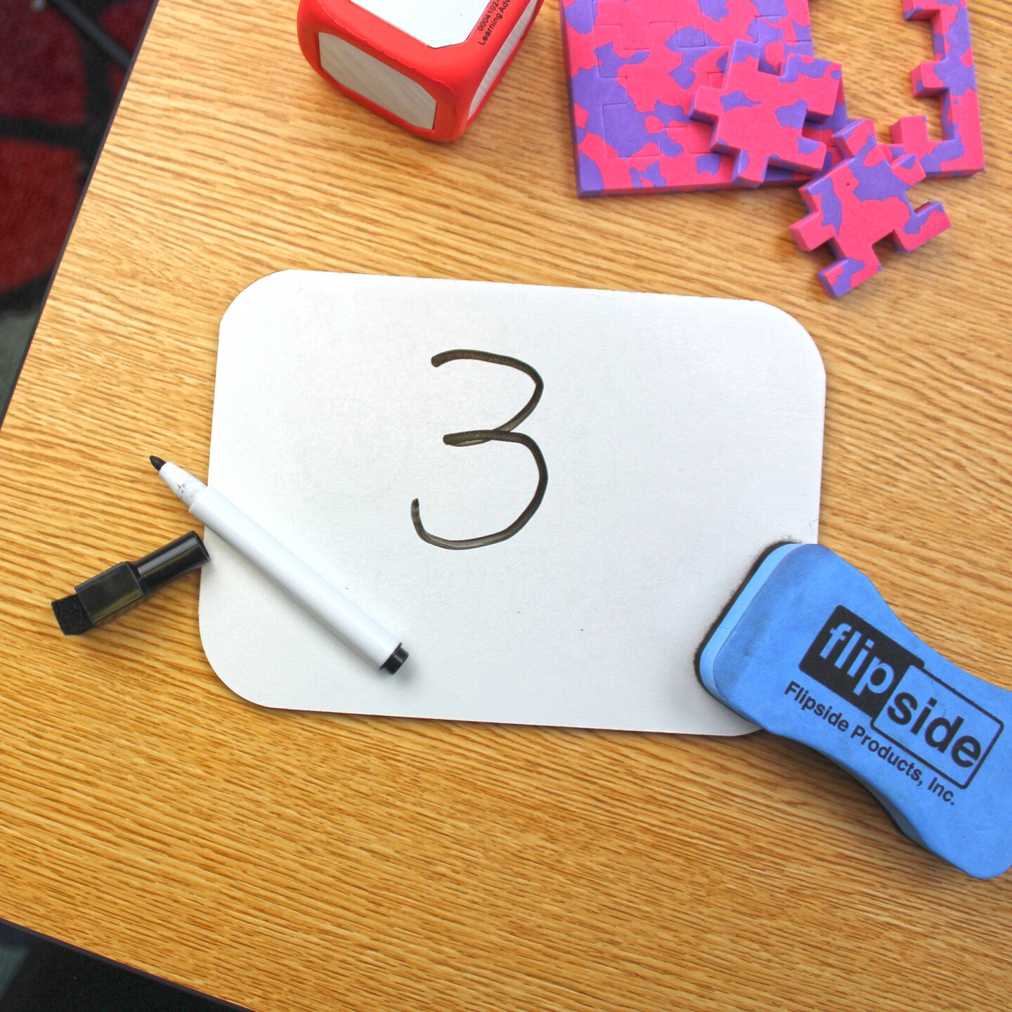 Flipside Products 9.5" x 12" Dry Erase White Boards, Classroom Pack, Single-Sided Lapboard For Class, Reusable For Group Participation