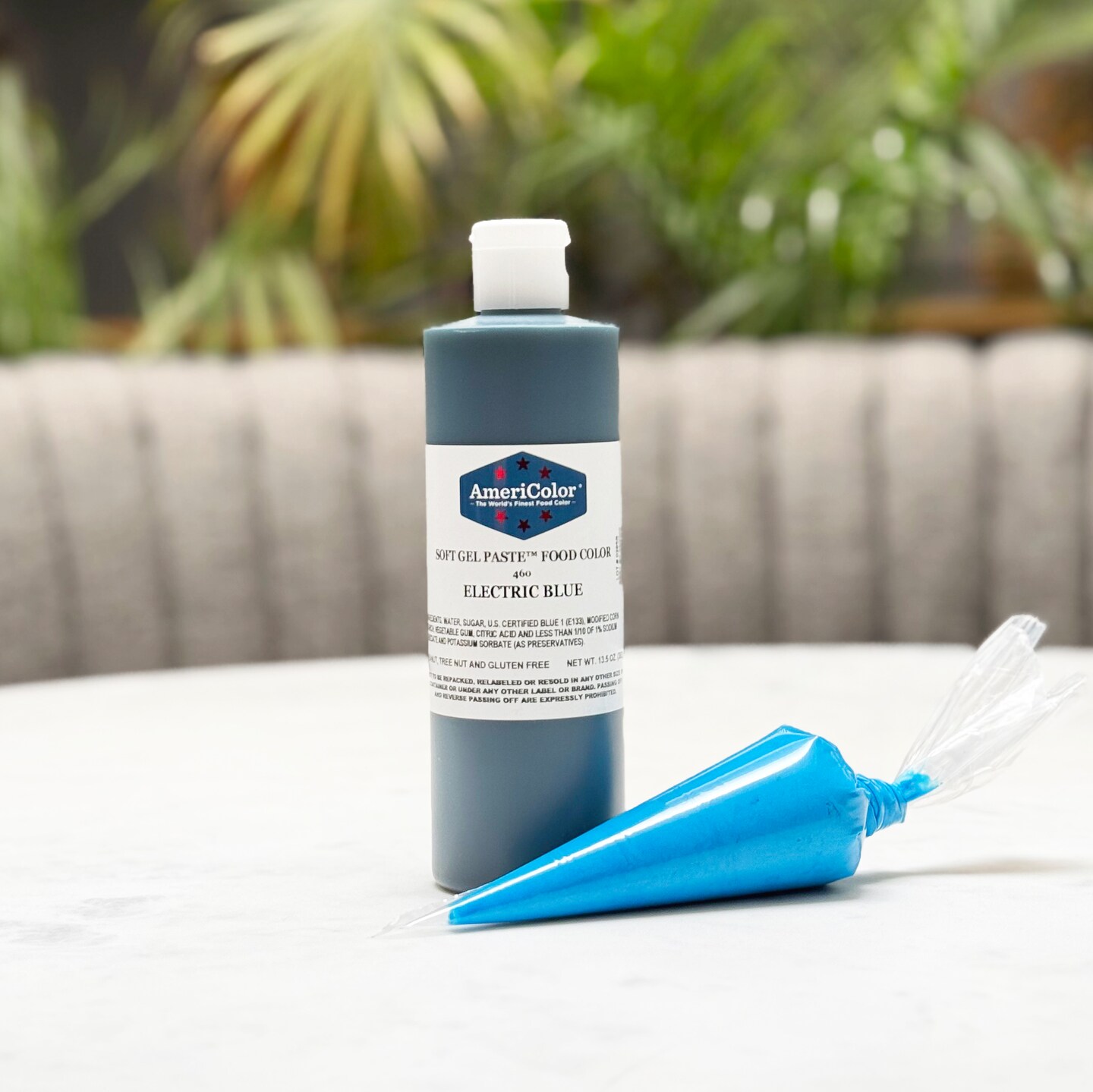 AmeriColor, Electric Blue, 13.5 Ounce, Soft Gel Paste Food Color