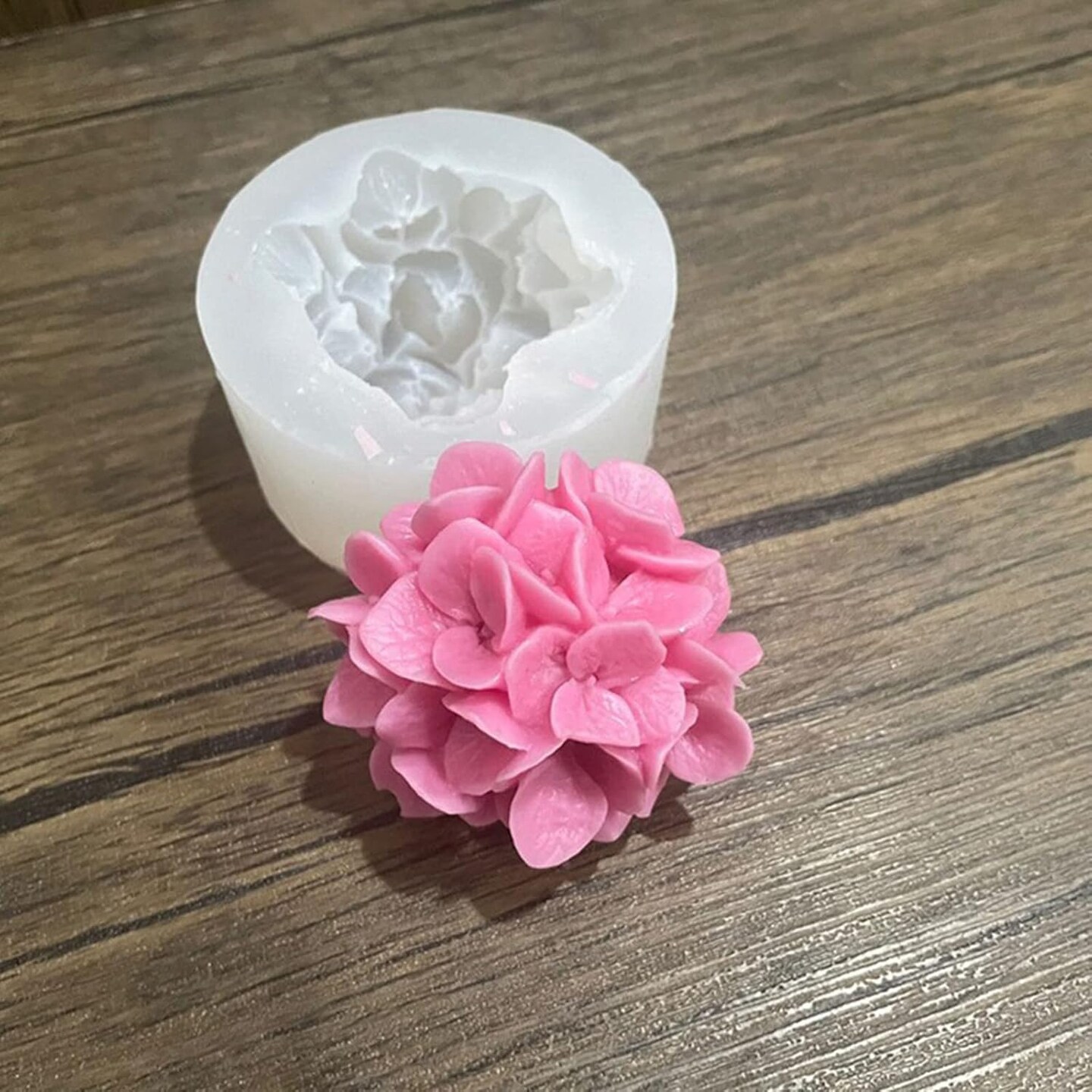 Hydrangea Flower Candle Soap Silicone Mold Fondant Chocolate