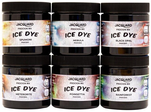 Jacquard Procion MX Ice Dye 2oz Set 6/Pkg-Assorted Colors
