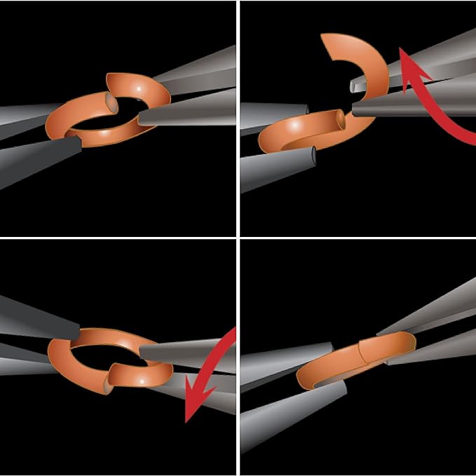 The Beadsmith Open Jump Rings – Wire Thickness, Findings for Making Keychains, Charms, Chain Mail and Body Jewelry