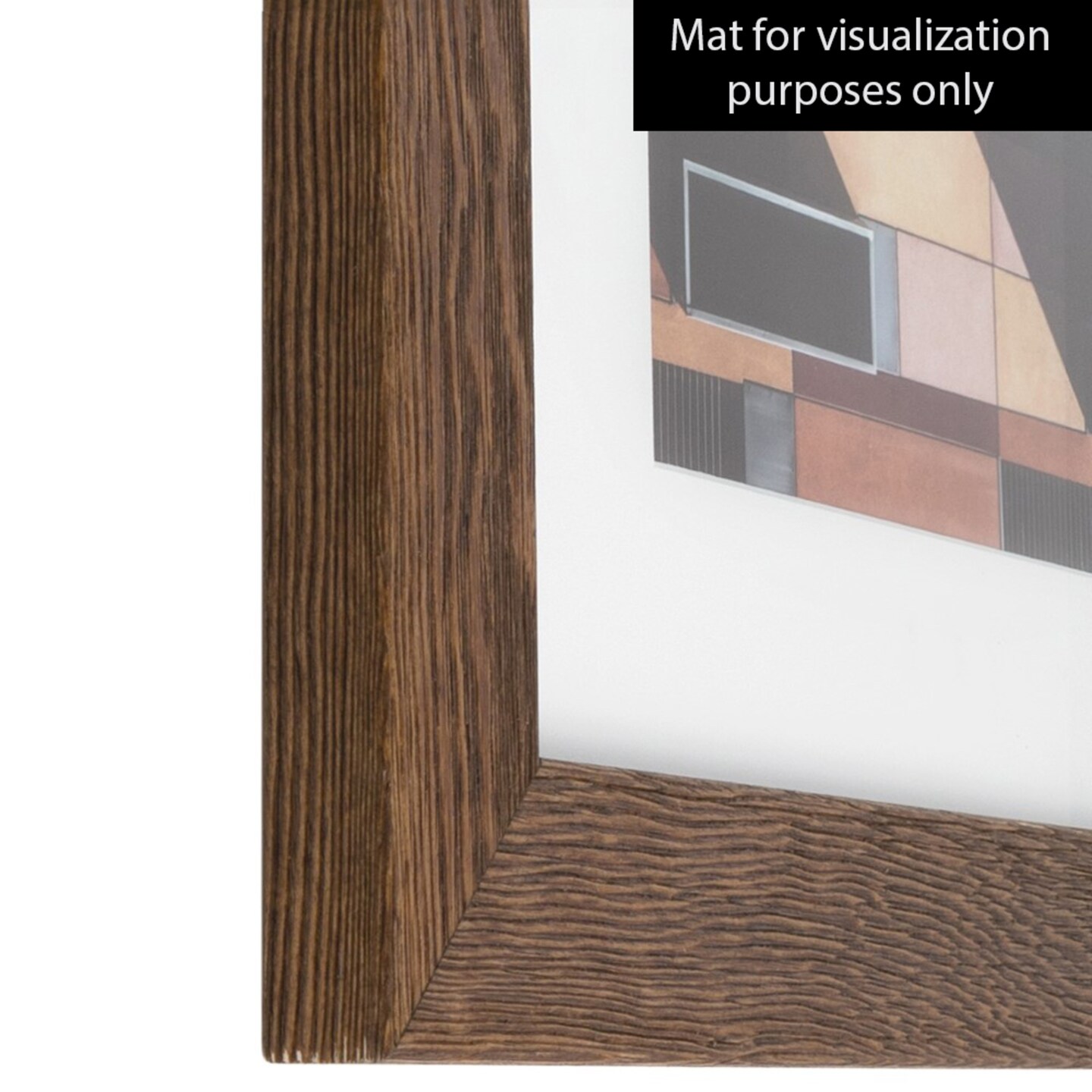 ArtToFrames 8x8 Inch Picture Frame, This 1.75 Inch Custom Wood Poster Frame is Available in Multiple Colors, Great for Your Art or Photos - Comes with Regular Glass and Corrugated Backing (A27DW)